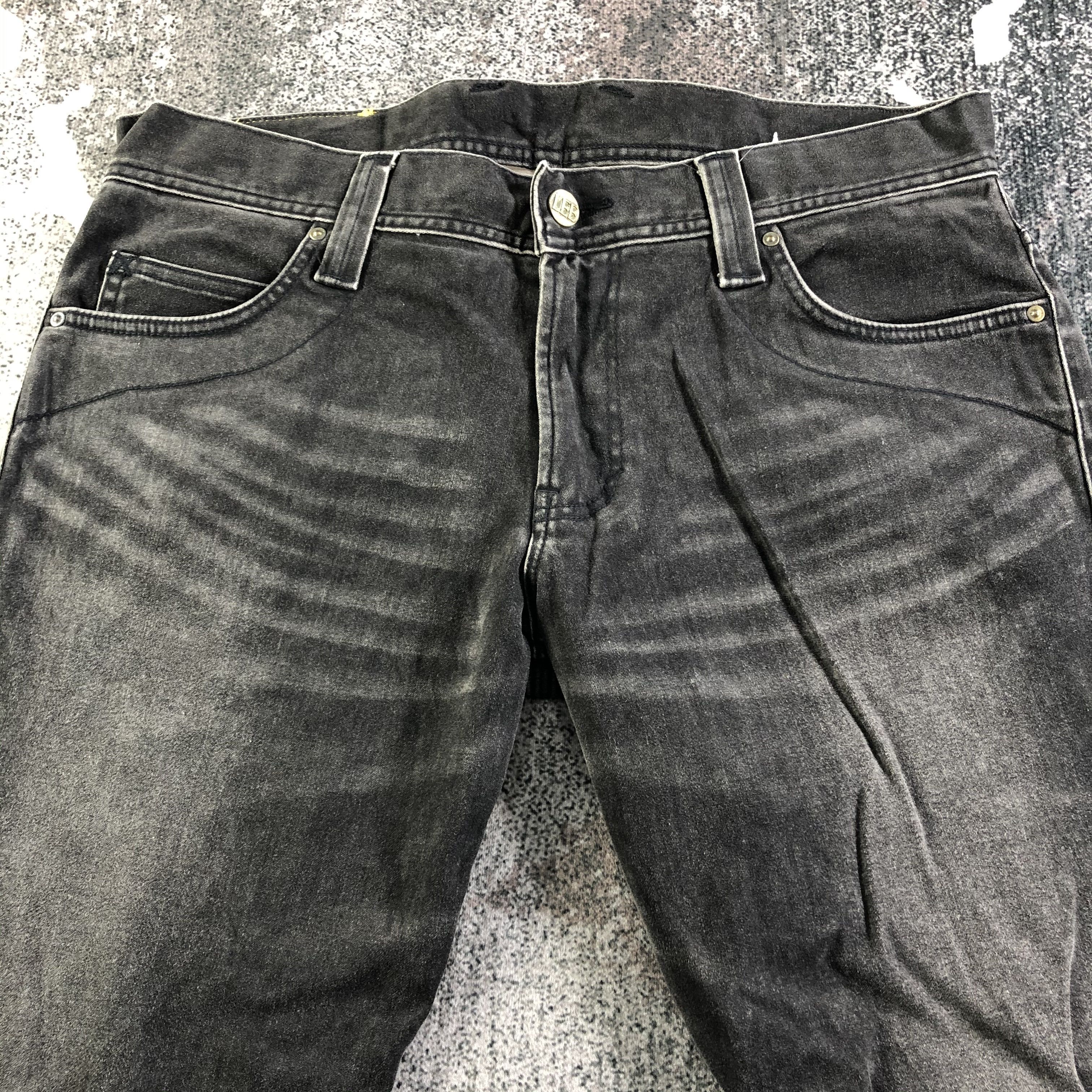 Lee Vintage Lee Flare Jeans Faded Black Denim KJ3063 Size US 34 / EU 50 - 3 Thumbnail