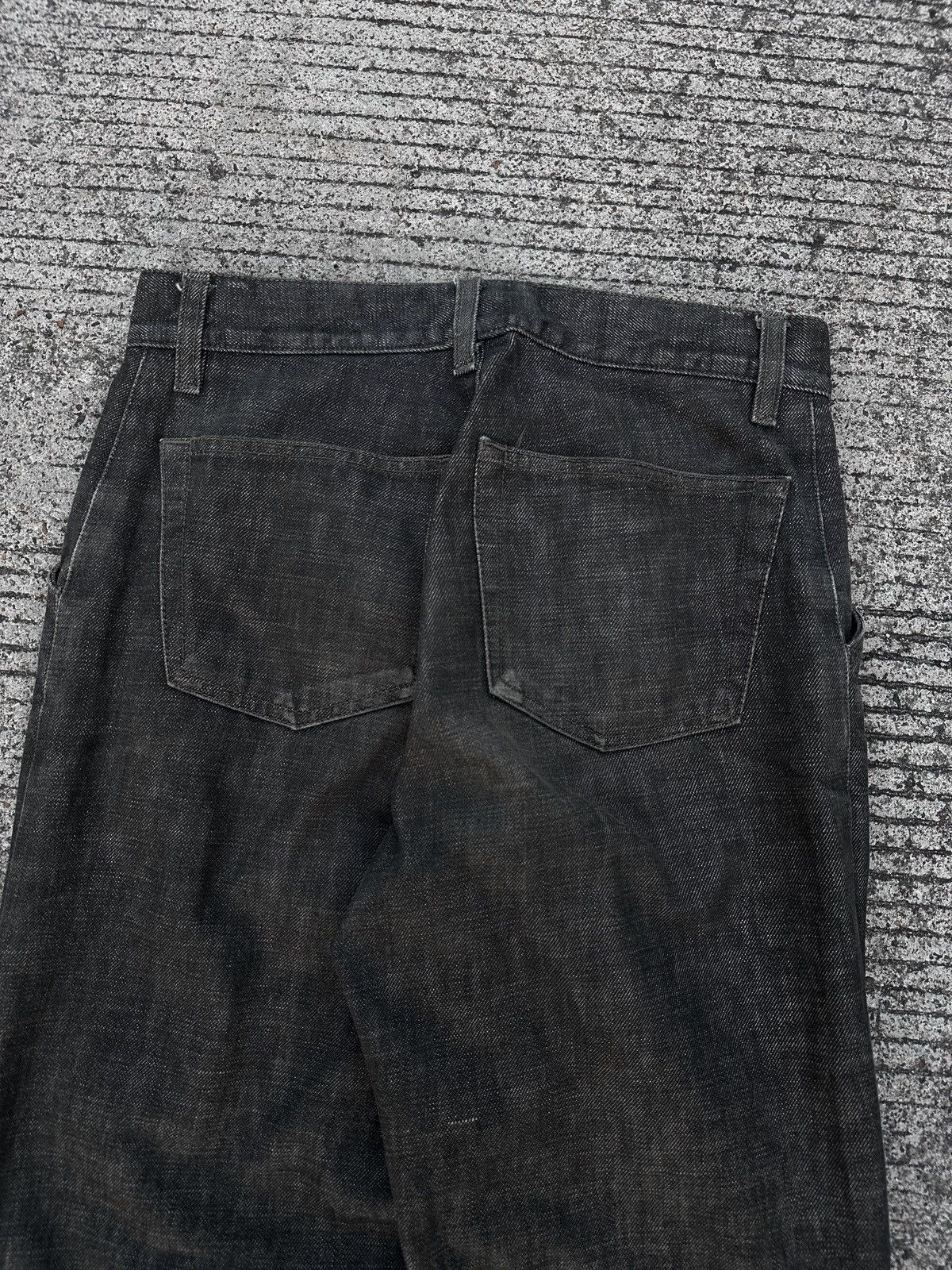 Helmut Lang Vintage Helmut Lang 1998 Dark Grey Boot Cut Denim Size US 29 - 10 Thumbnail