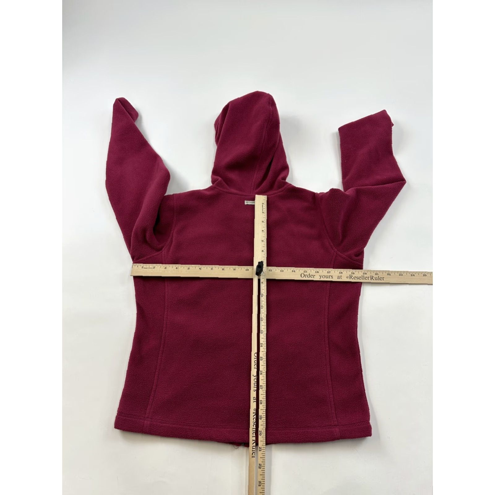 Pinko Columbia Fleece Jacket Pink Womens Small Hooded Full Zip Up X.C.O. Size S / US 4 / IT 40 - 3 Thumbnail