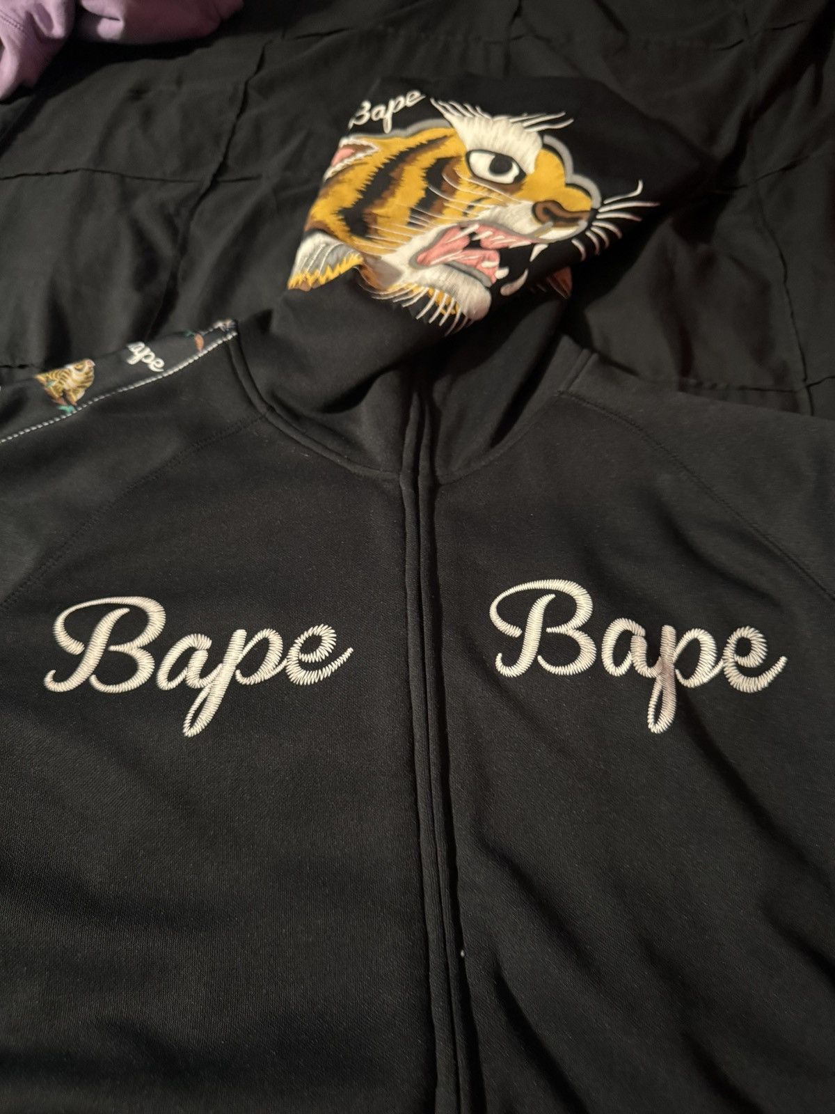 Bape Bape Tiger Jesery Full Zip Up Size US L / EU 52-54 / 3 - 2 Thumbnail