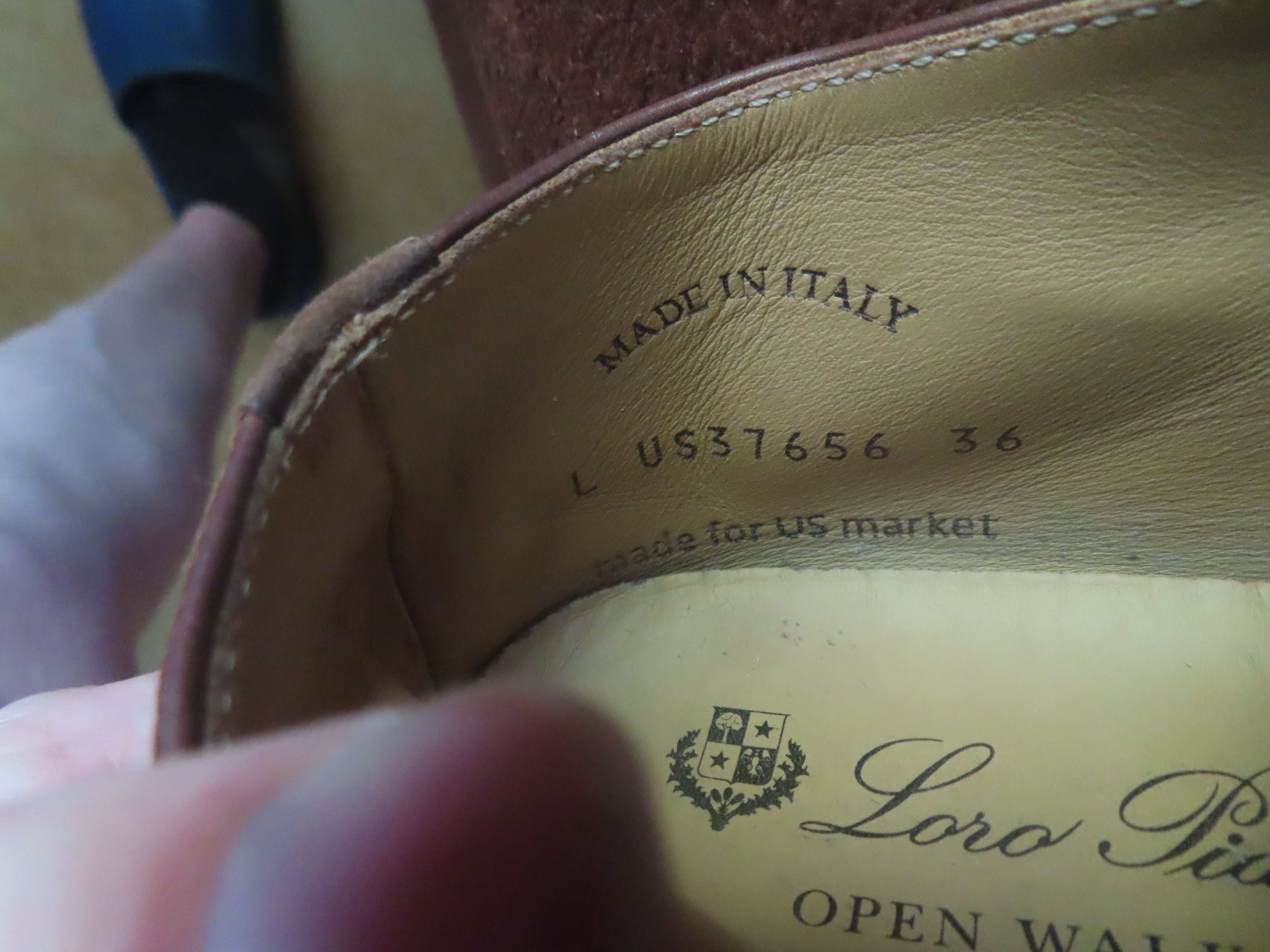 Designer × Loro Piana LORO PIANA Men's Open Walk Suede Chukka Boots sz 36 Size US 5 / EU 37 - 7 Thumbnail