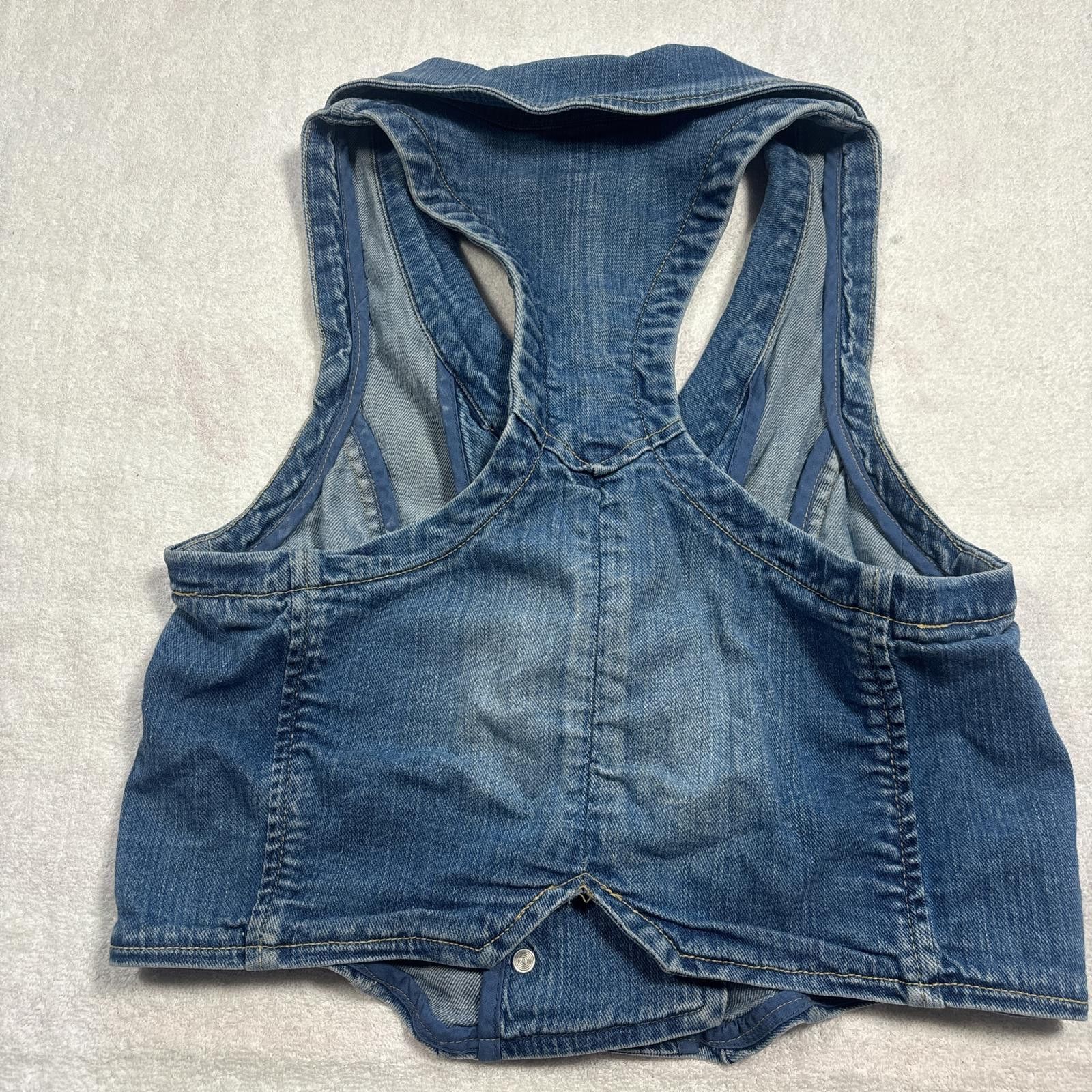 rue21 y2k rue 21 denim vest with button detailing Size M / US 6-8 / IT 42-44 - 4 Thumbnail