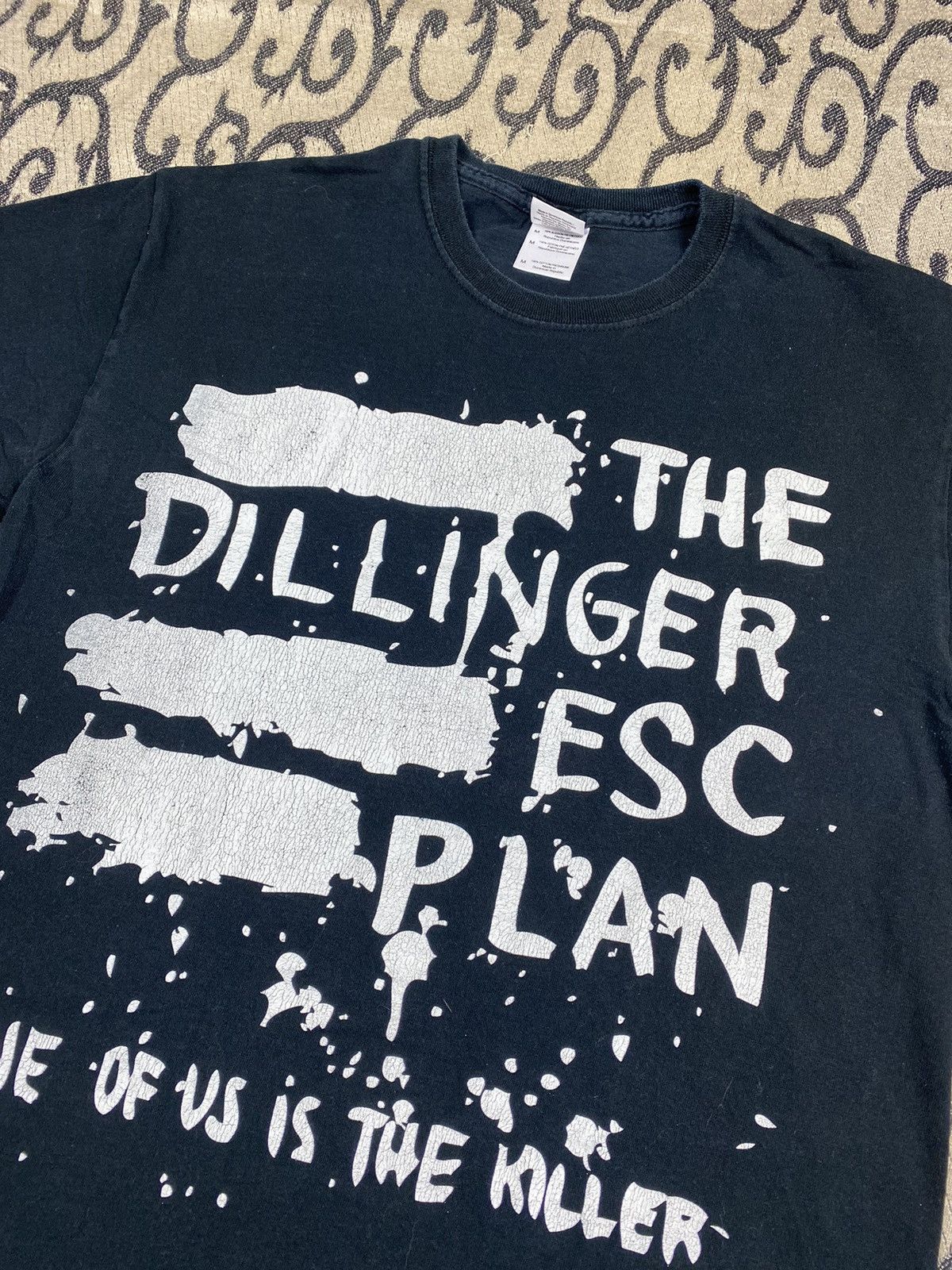 Band Tees × Vintage Vintage 00s The Dillinger Escape Plan Band Rock T-shirt Size US M / EU 48-50 / 2 - 3 Thumbnail