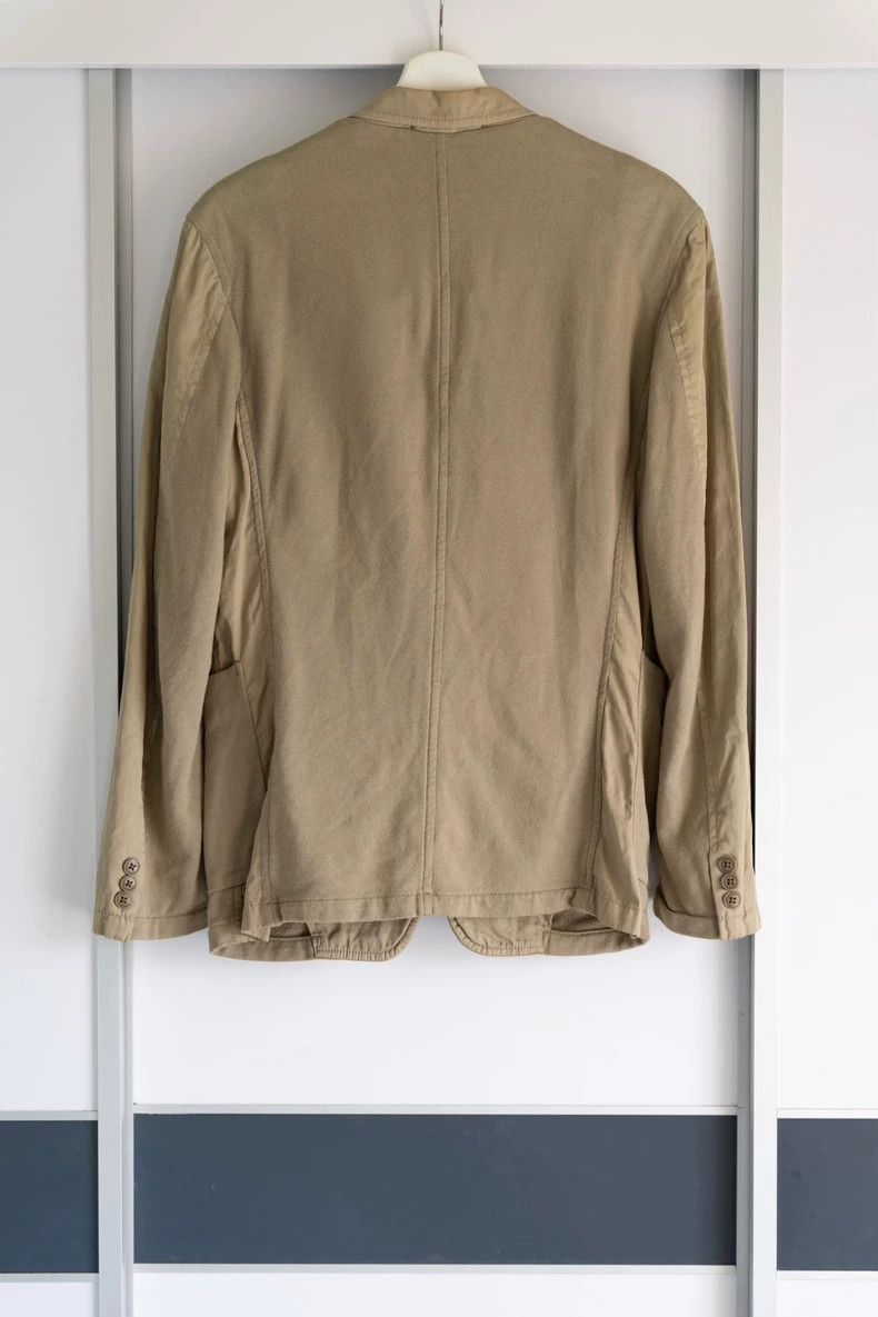 Yohji Yamamoto Yohji Yamamoto Yohji Yamamoto Khaki Split Design Suit Jack Size US S / EU 44-46 / 1 - 2 Thumbnail