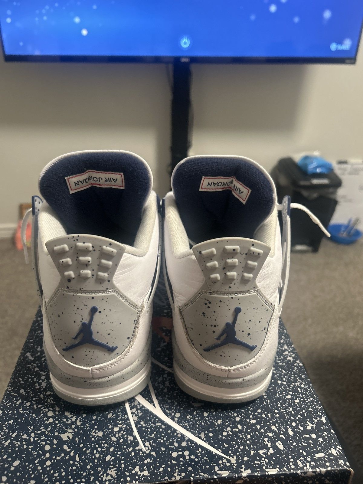 Jordan Brand Jordan 4 “Midnight Navy” (2022) Size US 11 / EU 44 - 1 Thumbnail