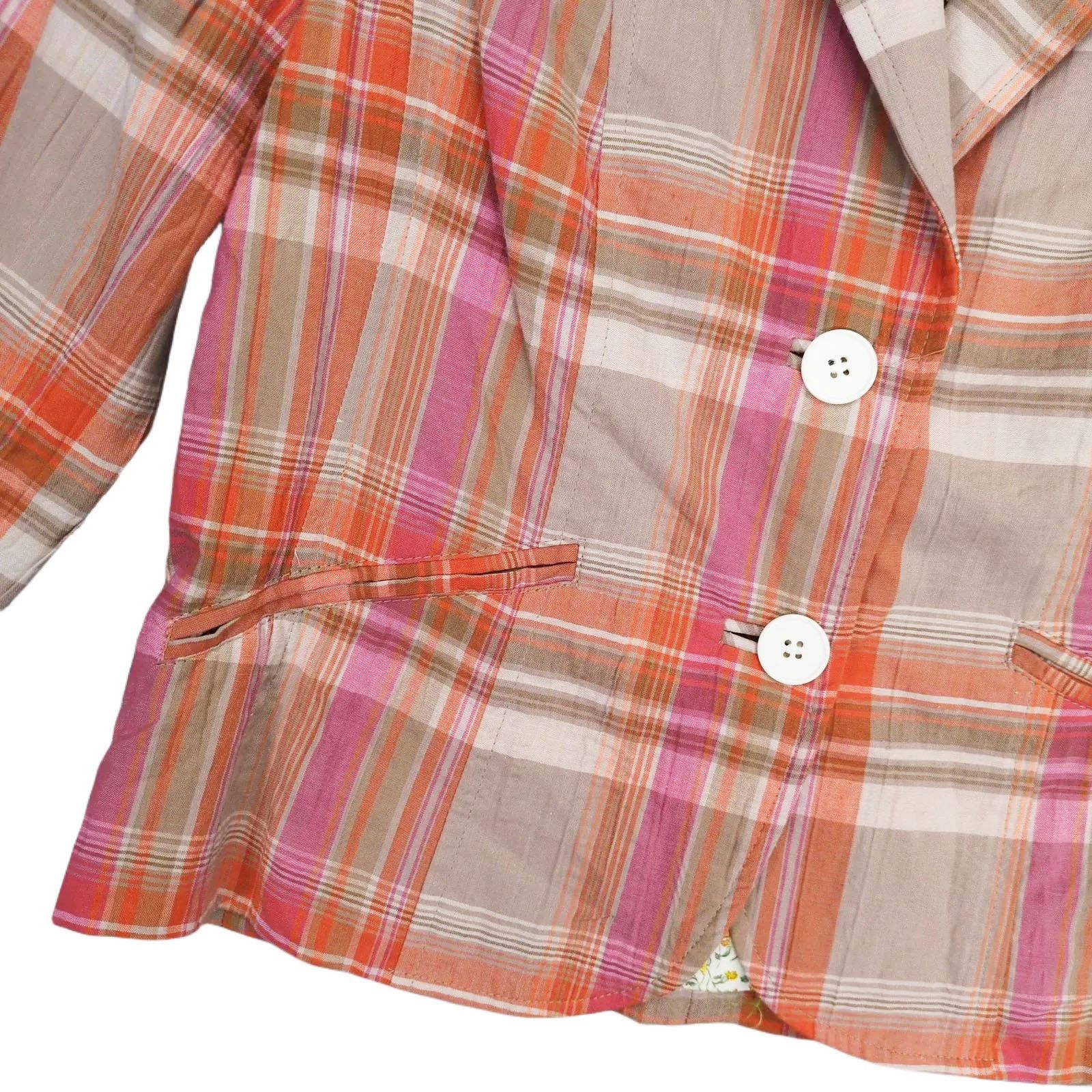Vintage NWT Garfield & Marks Womyn Women's 4 Plaid Blazer $216 Size S / US 4 / IT 40 - 6 Thumbnail