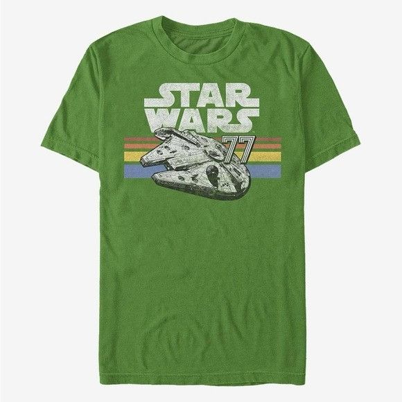 Star Wars NEW STAR WARS VINTAGE FLACON GREEN T-SHIRT SZ EXTRA LARGE XL Size US XL / EU 56 / 4 - 1 Thumbnail