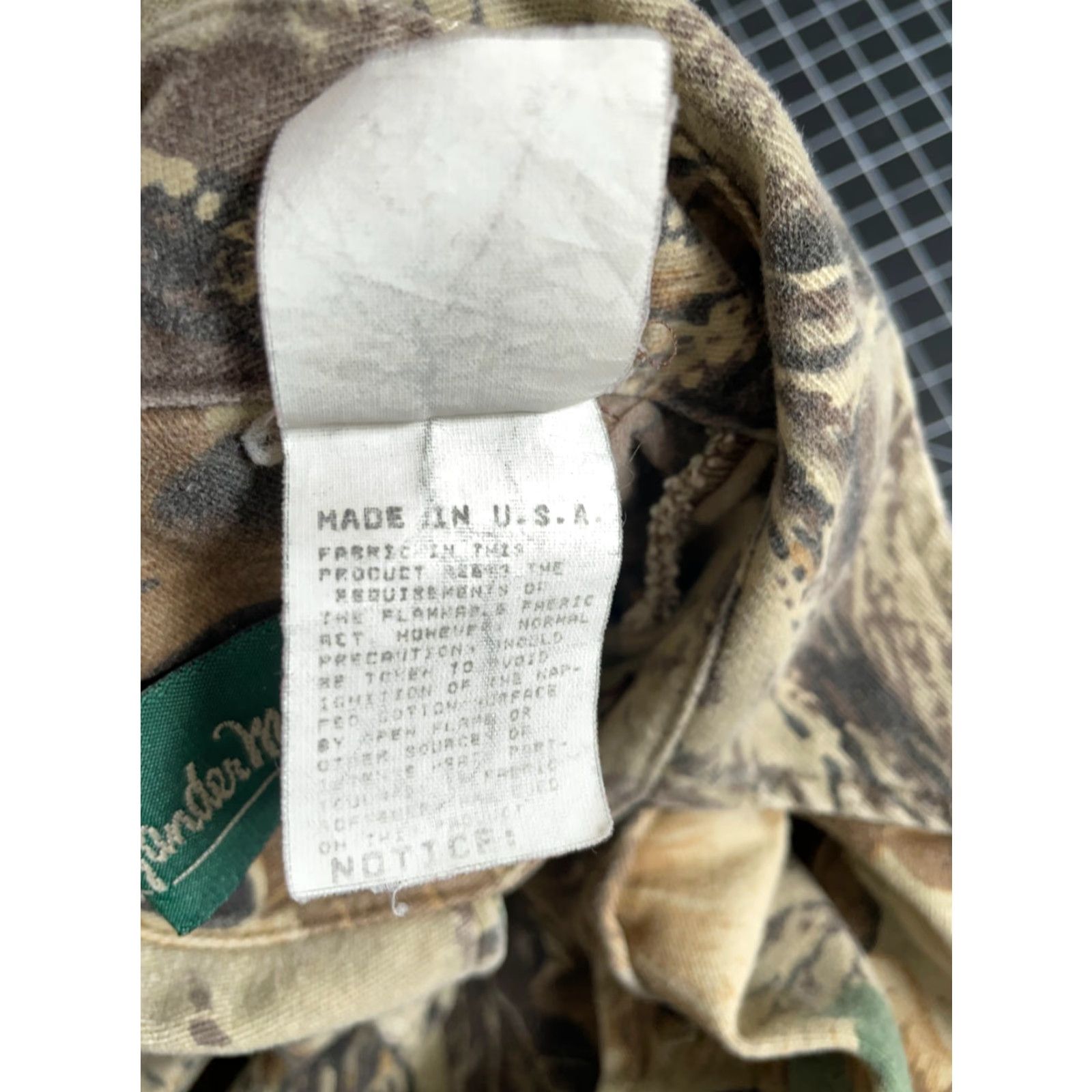 Vintage VINTAGE Gander Mountain Camouflage Flannel Shirt Men’s Medium Brown Camouflage USA Made Size US M / EU 48-50 / 2 - 4 Thumbnail