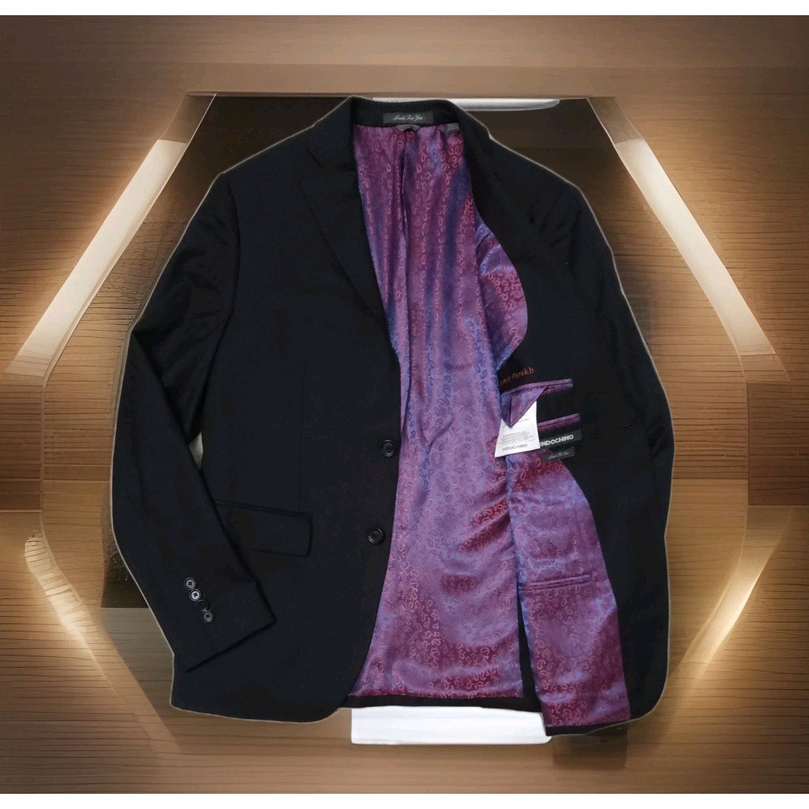 Indochino Indochino wool cashmere blend 2-button sport jacket 40S Size US XXS / EU 40 - 4 Thumbnail