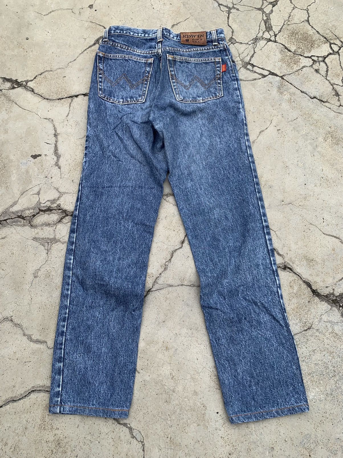 Edwin Vtg 80s Edwin Made in USA 🇺🇸. Rare item Size US 29 - 2 Thumbnail
