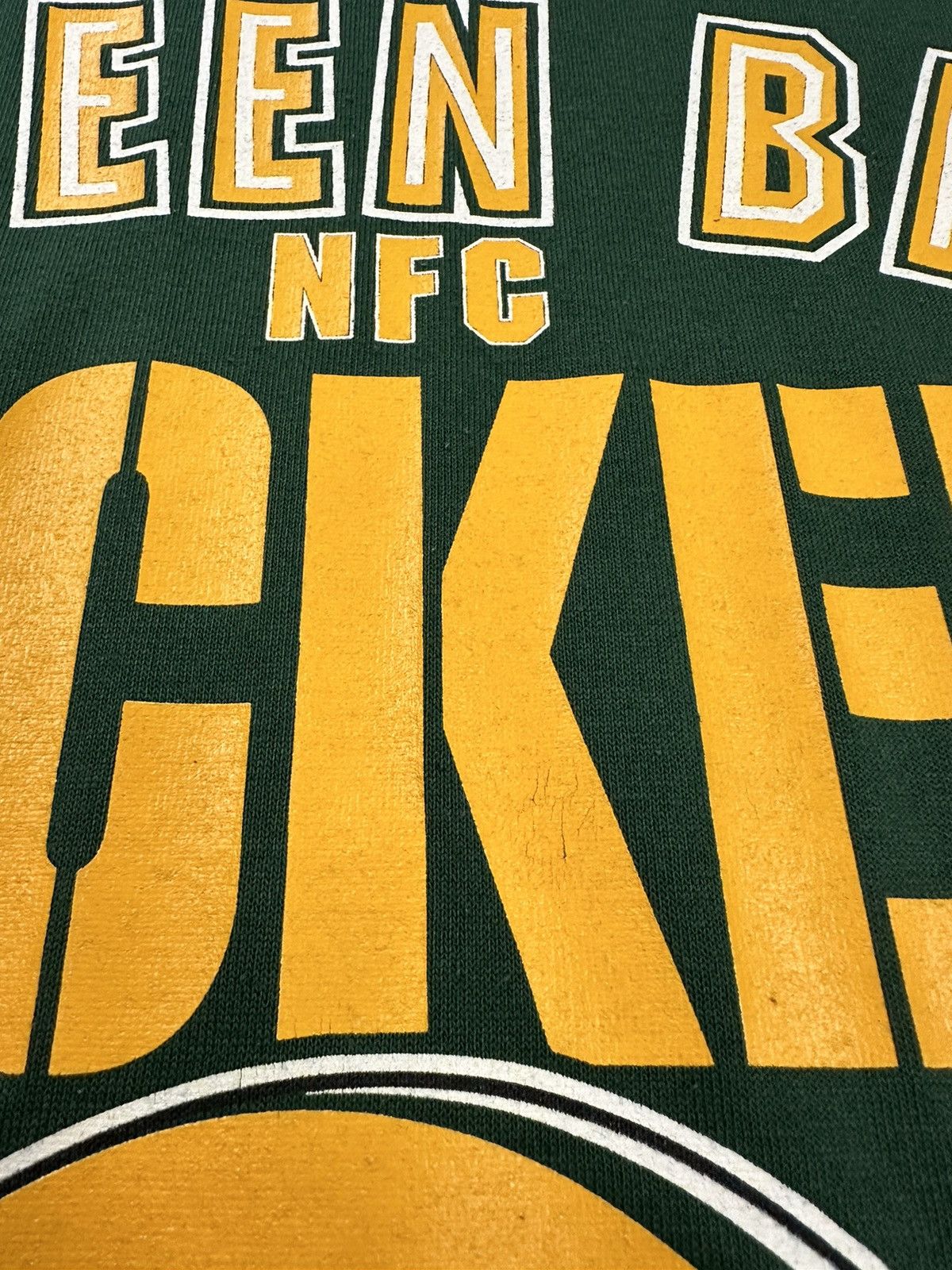 NFL Vintage 90s Garan Green Bay Packers Raglan Jersey T-Shirt Size US XL / EU 56 / 4 - 7 Thumbnail