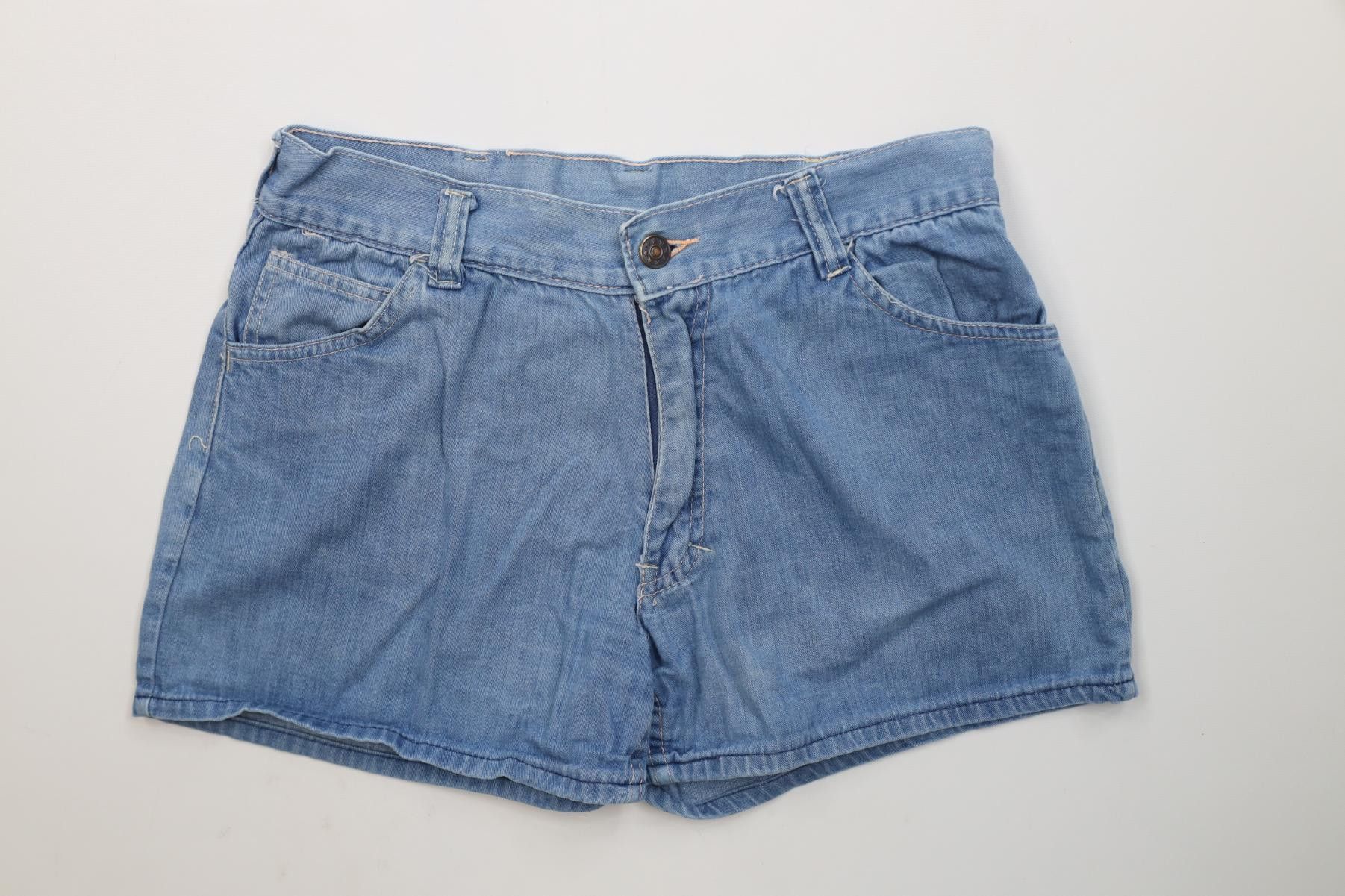 Vintage Vintage 70s 80s Streetwear Denim Jean Shorts Jorts Cotton Size 32" / US 10 / IT 46 - 1 Thumbnail