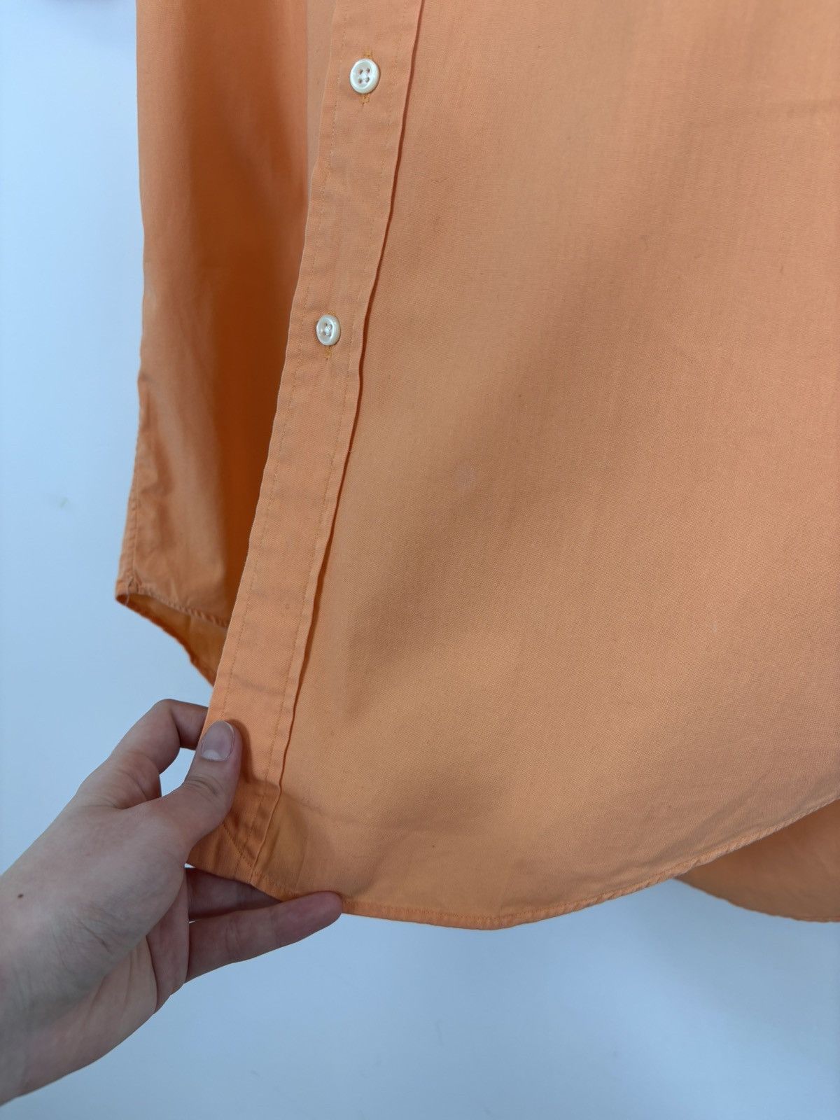 Ralph Lauren Ralph Lauren Vintage Men’s Blake Orange Short Sleeve Shirt Size US L / EU 52-54 / 3 - 7 Thumbnail