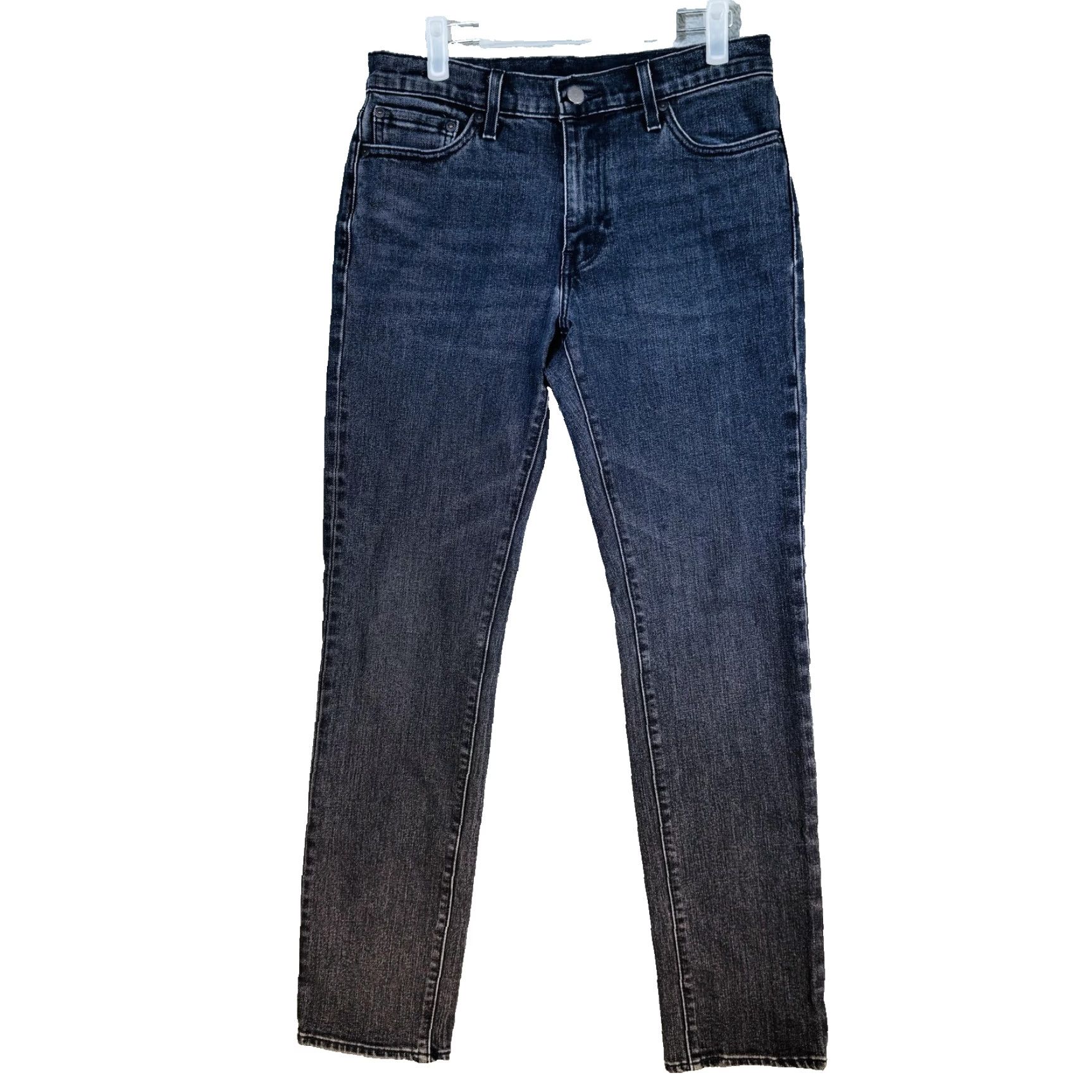 Levi's Levi's 511 Jeans Mens 30x32 Gray Dark Wash Slim Tapered Stretch Denim Zip Size US 30 / EU 46 - 5 Thumbnail