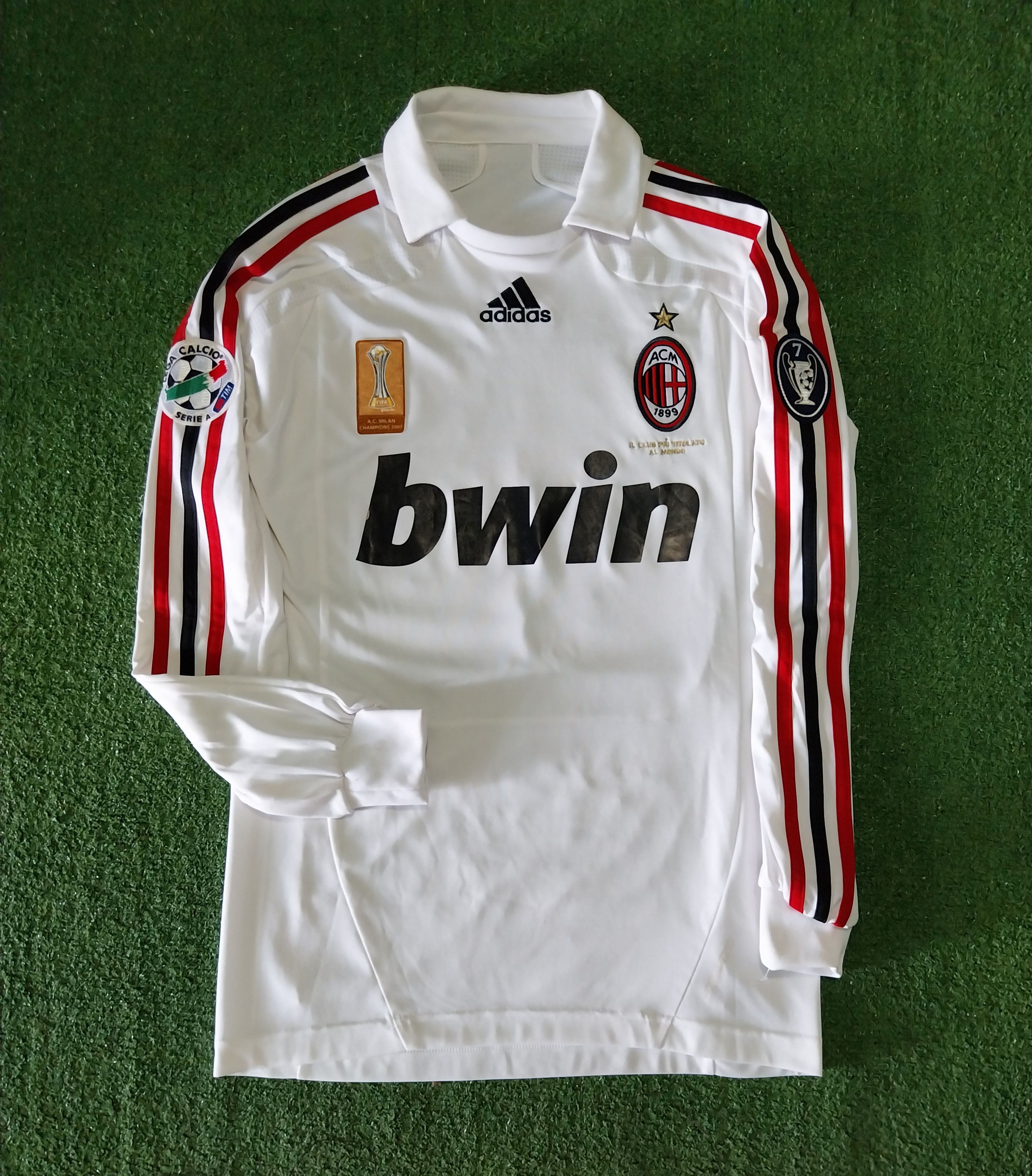 Adidas Ac milan away 2007/2008 richardo kaká jersey football Size US S / EU 44-46 / 1 - 2 Thumbnail
