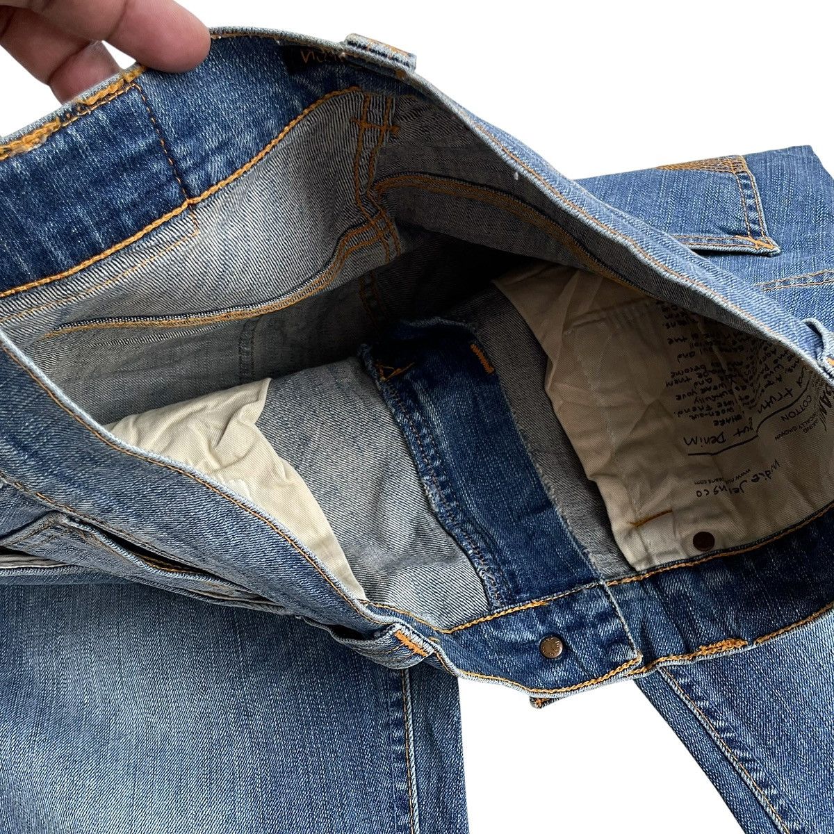 Nudie Jeans Nudie Jeans Thin Finn Sharp Nail Processed Denim Size US 32 / EU 48 - 13 Thumbnail