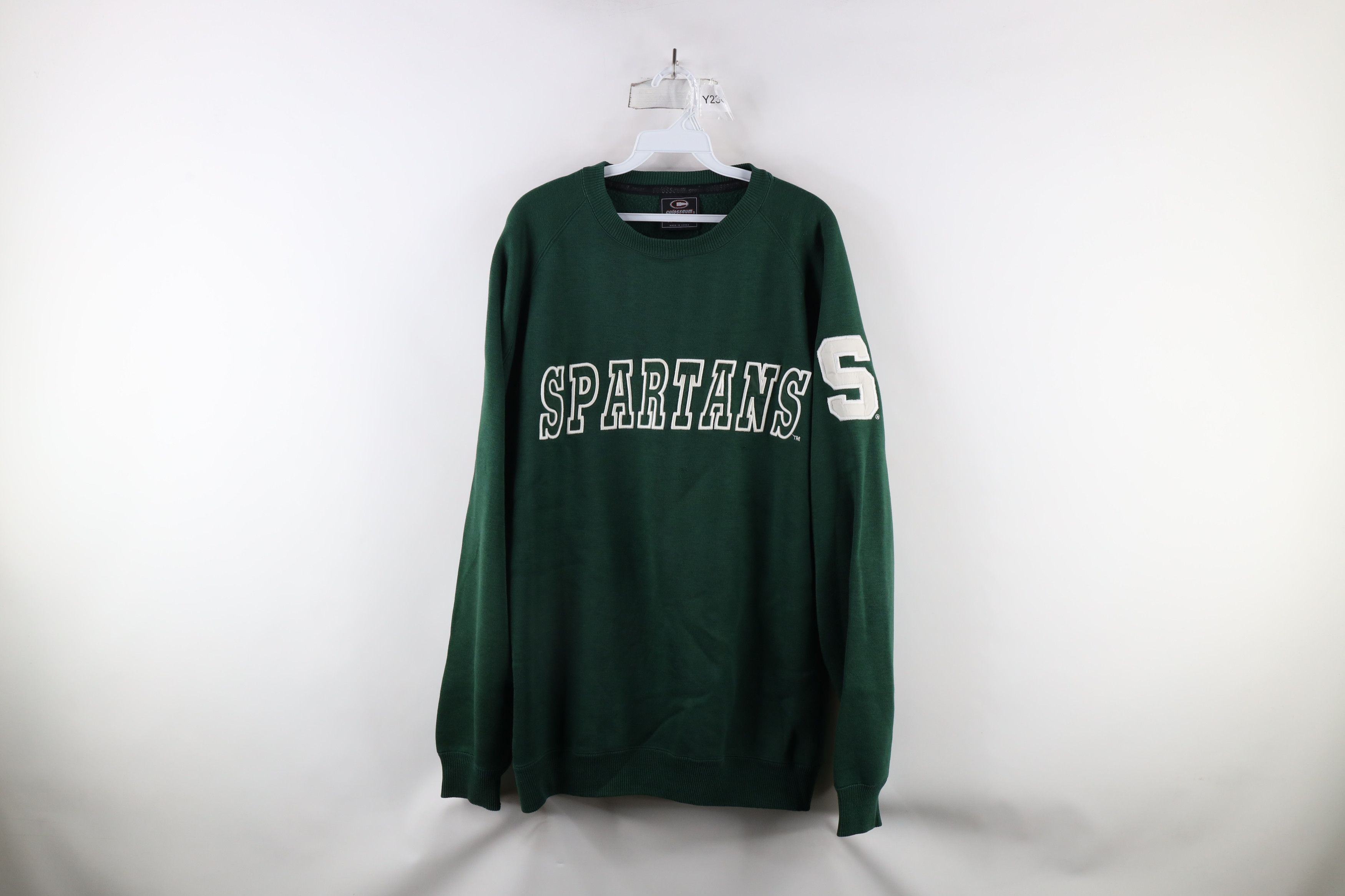 Vintage Vintage 90s Michigan State University Spartans Sweatshirt Size US L / EU 52-54 / 3 - 1 Thumbnail