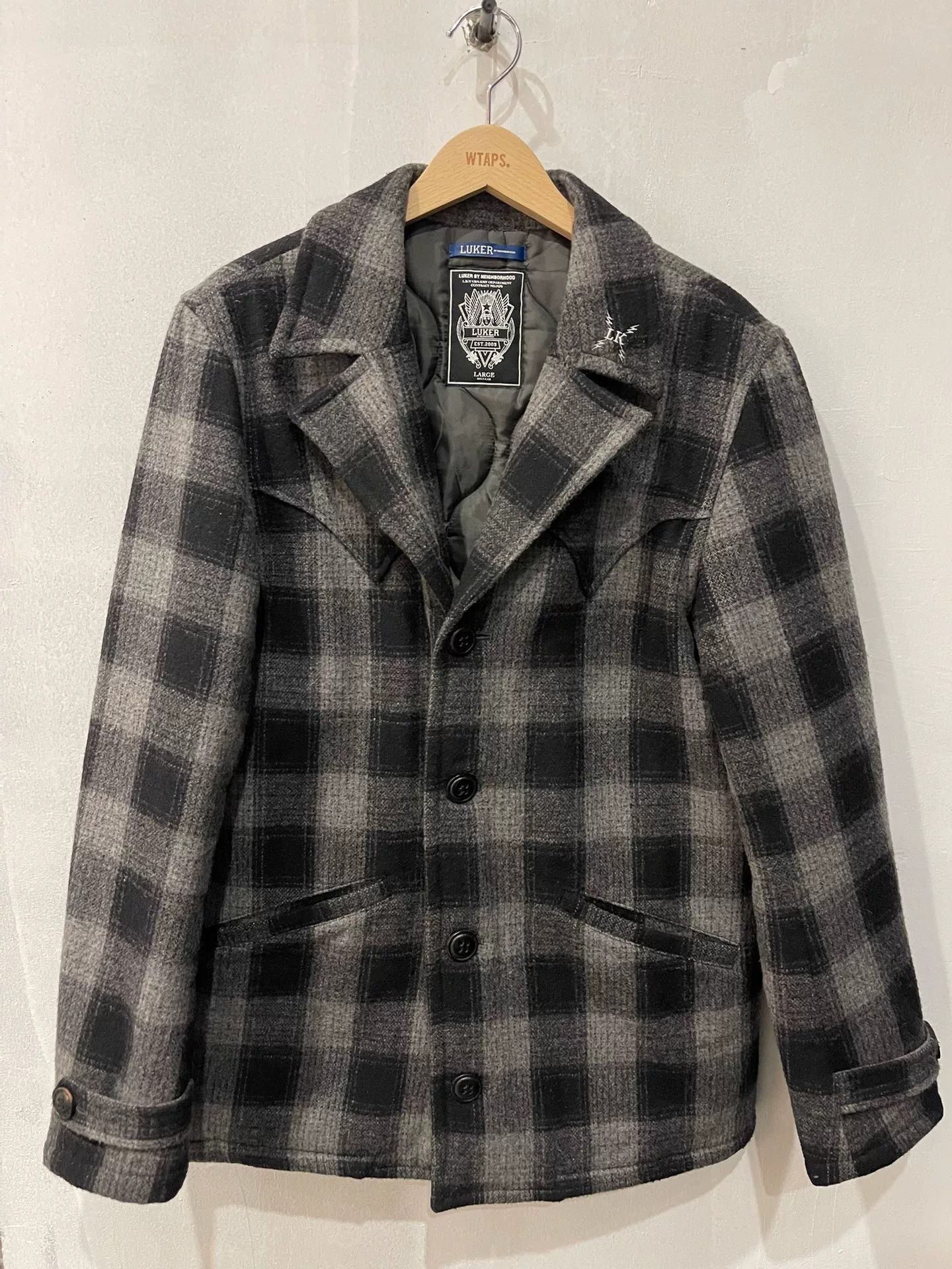 Neighborhood Neighborhood Luker Wool Check Coat Size US L / EU 52-54 / 3 - 1 Thumbnail