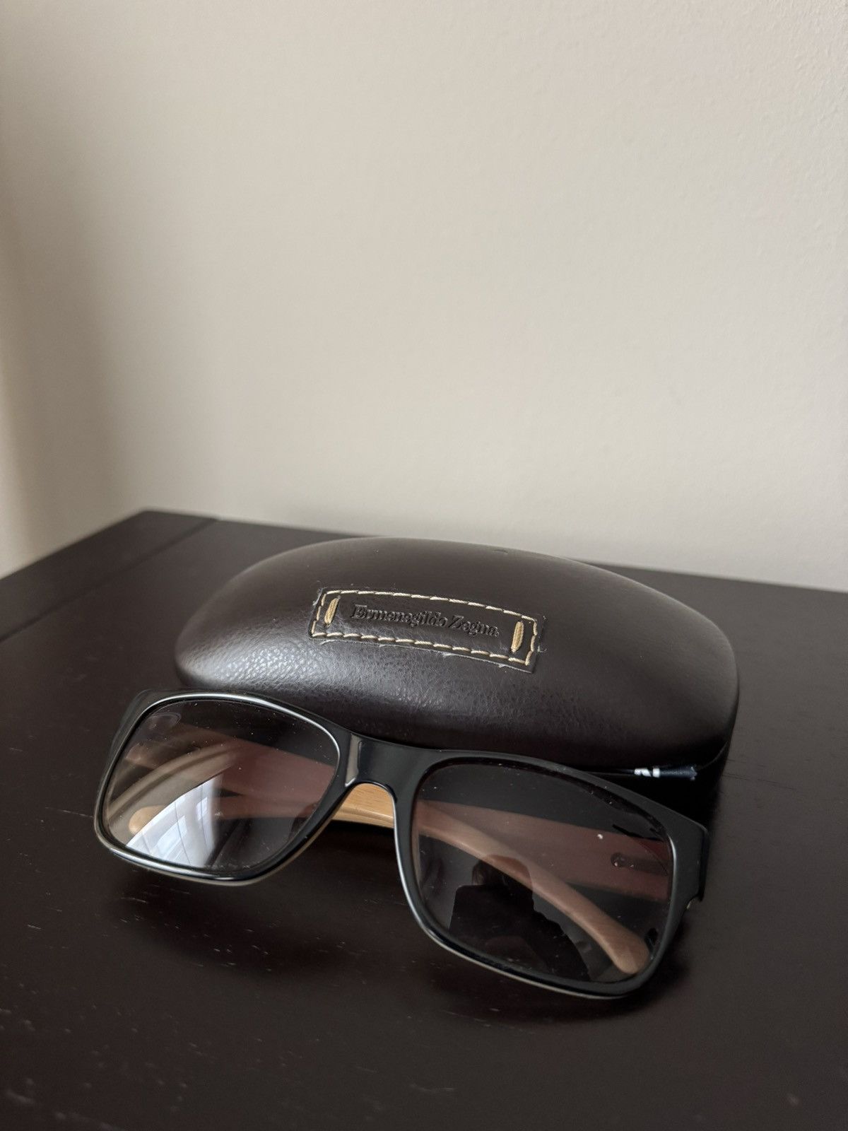 Ermenegildo Zegna Ermenegildo Zegna Wood Collection Sunglasses Size ONE SIZE - 1 Thumbnail