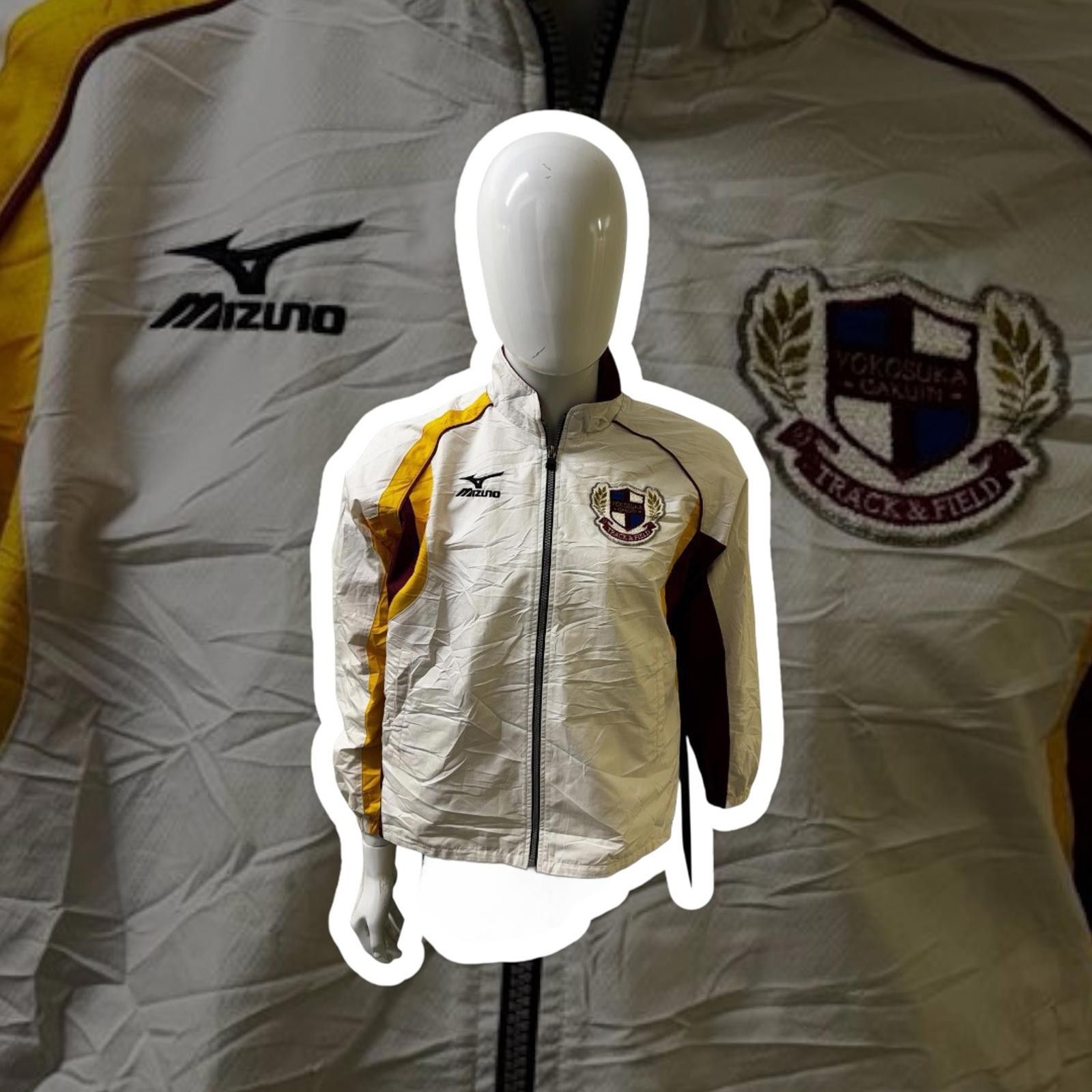 Mizuno Mizuno White and Maroon Sports Jacket Size US M / EU 48-50 / 2 - 1 Thumbnail