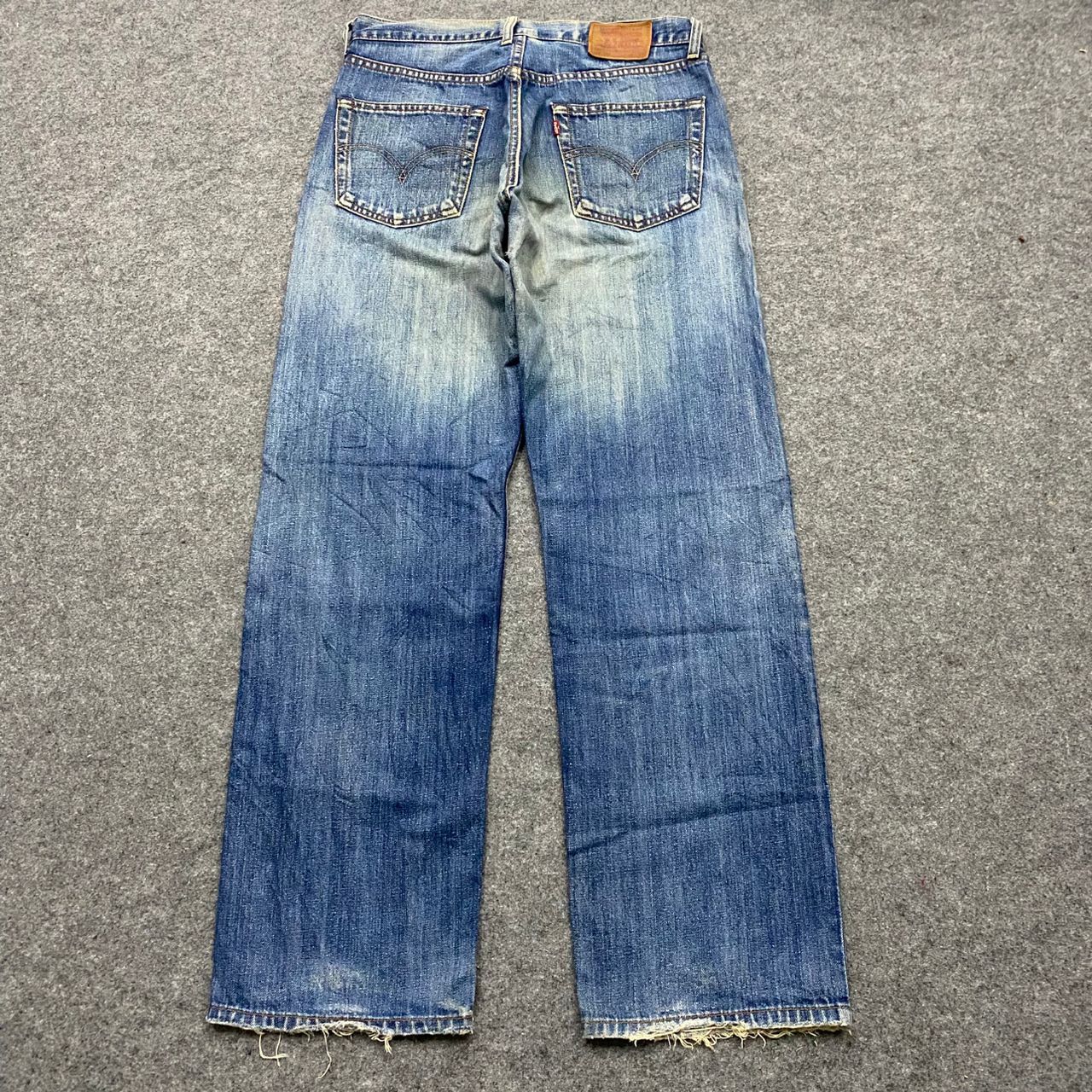 Levi's Vintage 90s Levis 503 Distressed Denim Kurt Cobain Style Size US 32 / EU 48 - 2 Thumbnail