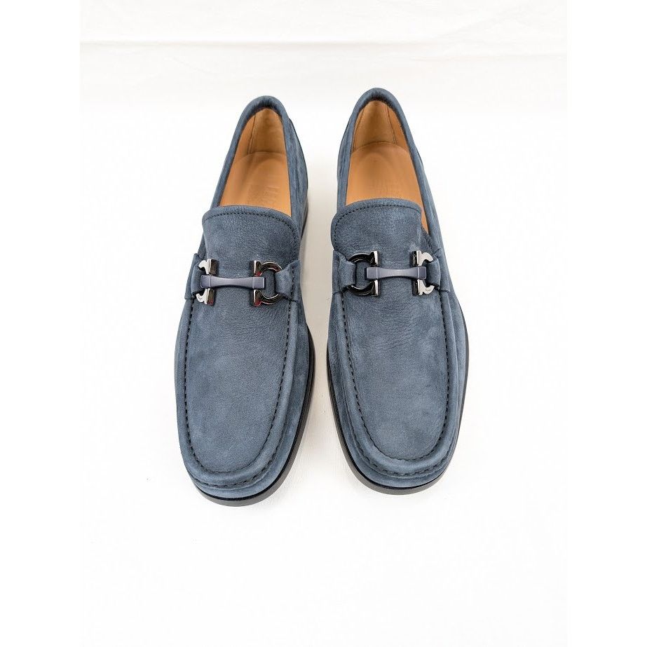 Salvatore Ferragamo o1rshd1 Loafers in Blue Size US 7 / EU 40 - 17 Thumbnail