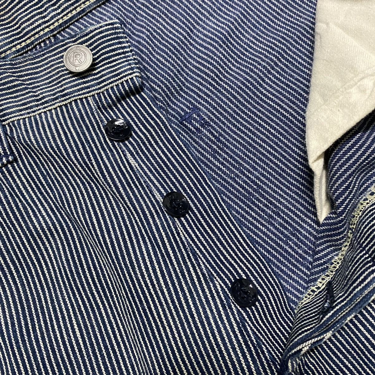 45rpm 45rpm Blue Cafe Pinstripe Work Pants Size US 29 - 19 Thumbnail