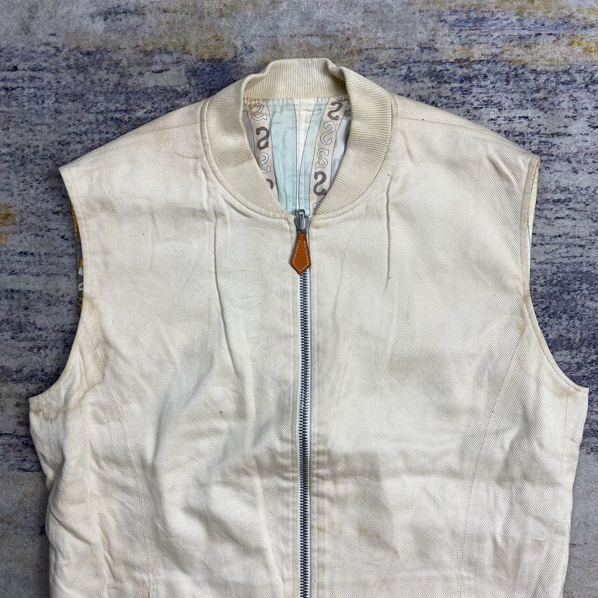Hermes vintage 90s Hermes reversible vest Size M / US 6-8 / IT 42-44 - 7 Thumbnail