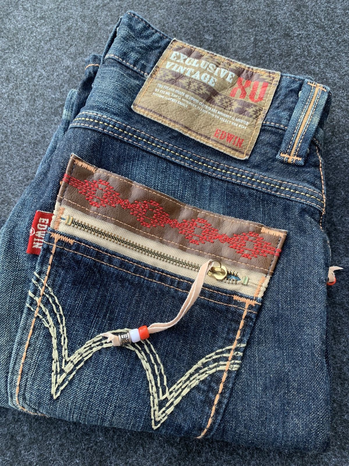 Edwin Edwin exclusive vintage xv nice faded. Size US 30 / EU 46 - 9 Thumbnail