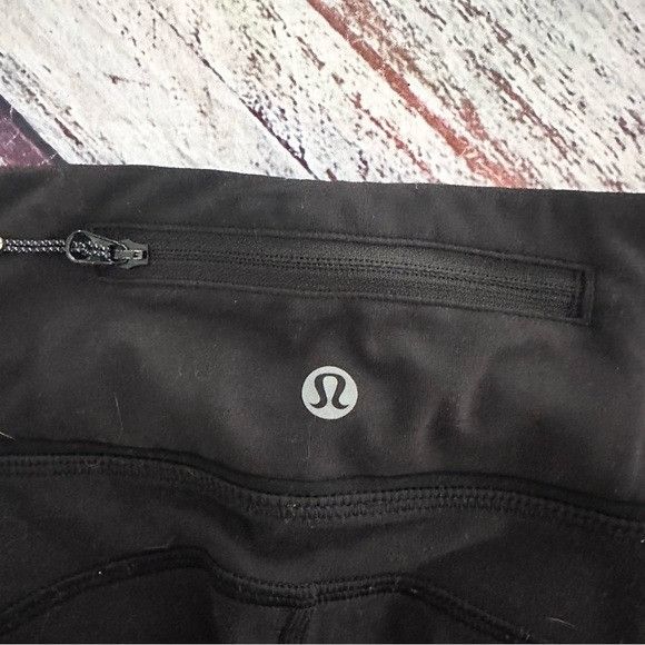 Lululemon LULULEMON Speed Tight III Ruched Ankle Black Full Legging Po Size 28" / US 6 / IT 42 - 5 Thumbnail