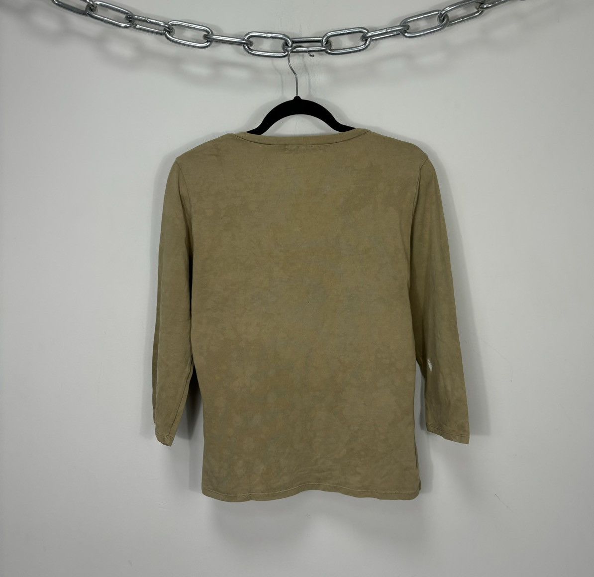 Max Mara Max Mara Weekend Big Logo V-Neck Luxury Long Sleeve T-Shirt Size L / US 10 / IT 46 - 13 Thumbnail