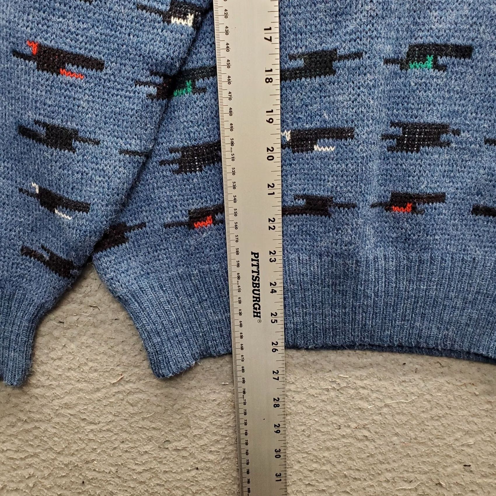 Vintage VINTAGE Voyager Sweater Mens M Multi Geometric 3D Knit Wool Blend Crewneck Size M Mens Size US M / EU 48-50 / 2 - 3 Thumbnail