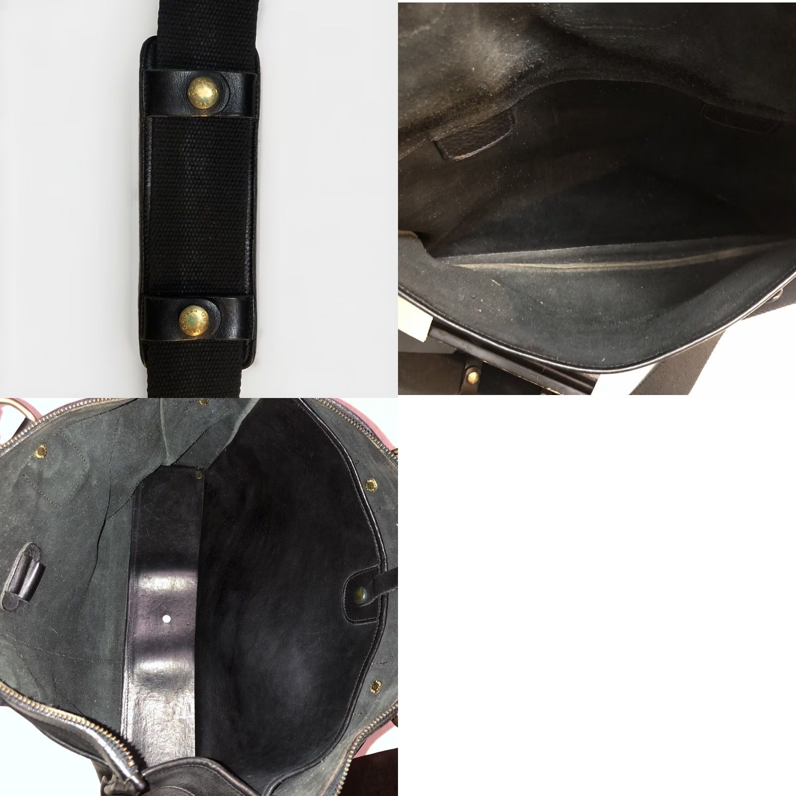 Vintage Rare 1995 Ghurka Marley Hodgson Messenger Briefcase - Black Leather Size ONE SIZE - 11 Thumbnail