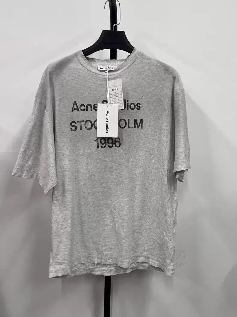 Acne Studios Acne Studios SS23 letter print casual crewneck short-sleev Size US XS / EU 42 / 0 - 1 Thumbnail