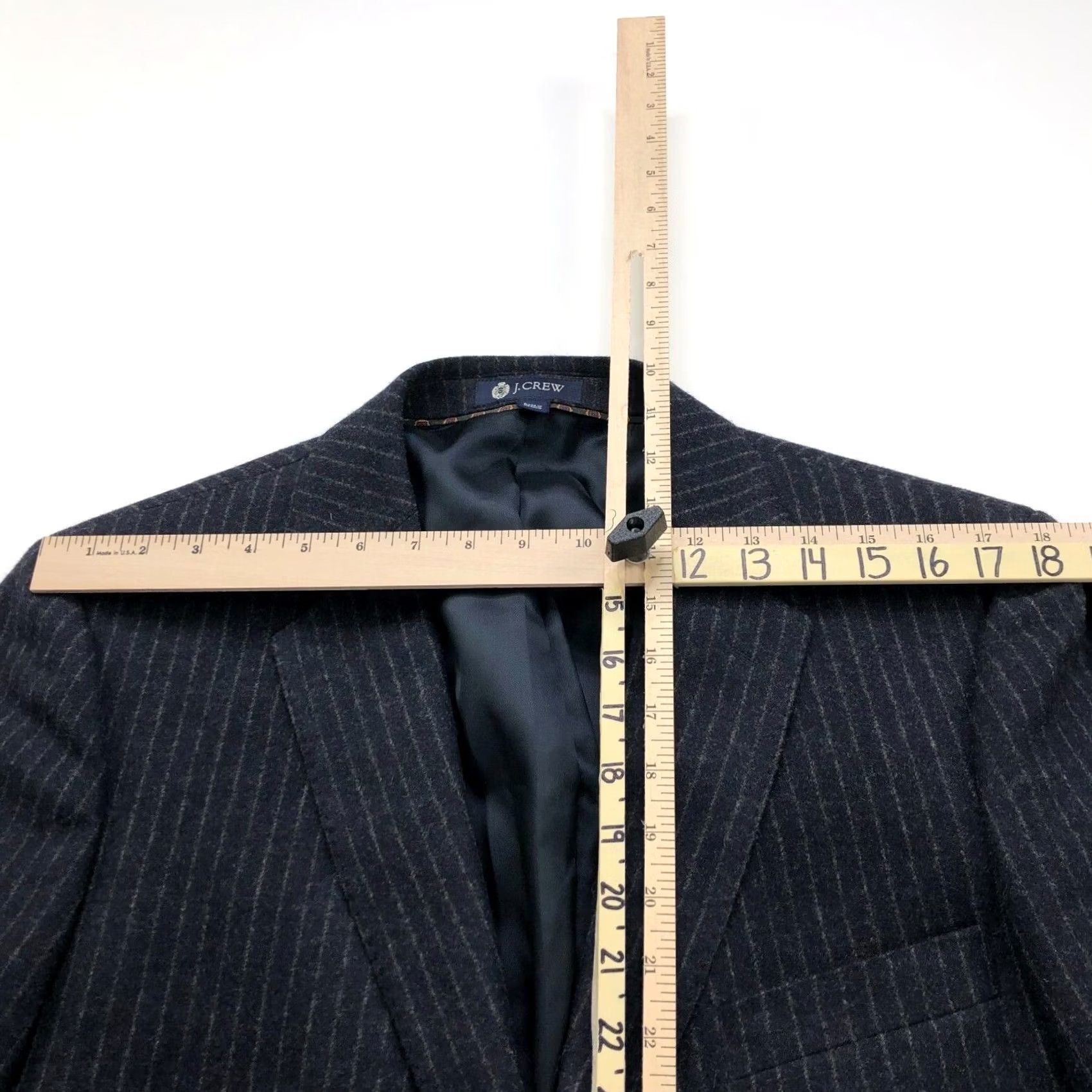 J.Crew J.Crew Legacy Sportcoat 44 R Wool Button Sport Coat Jacket Navy Blue Striped Size US S / EU 44-46 / 1 - 6 Thumbnail