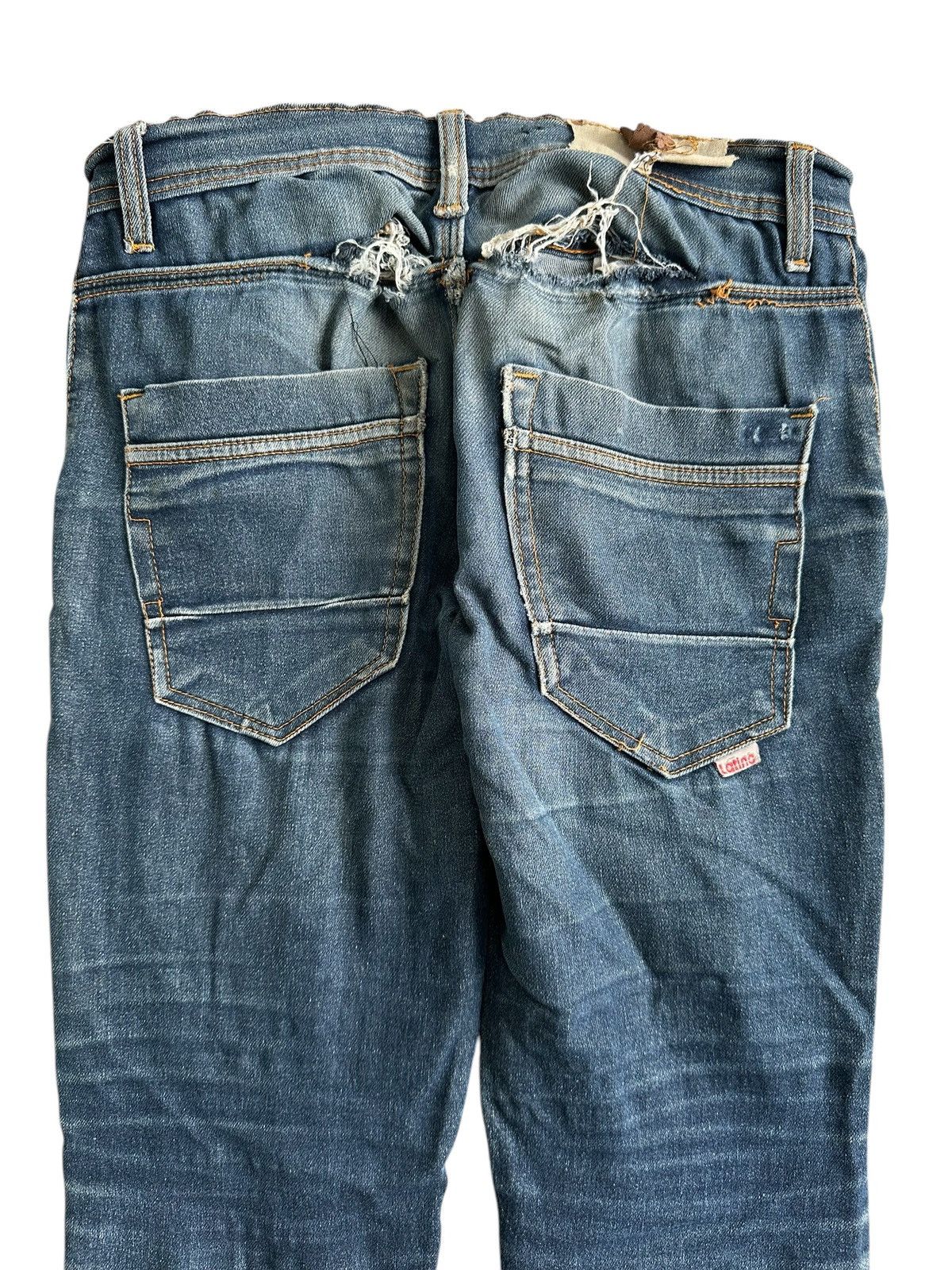 Hysteric Glamour ARCHIVE LATINO SICK DISTRESSED WASHED DENIM JEANS Size US 31 - 4 Thumbnail