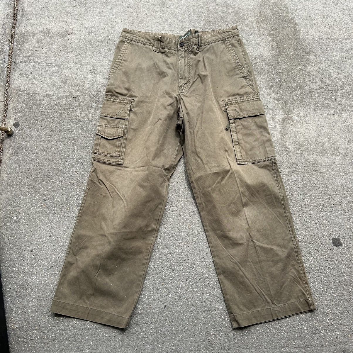 Vintage Y2K, Eddie Bauer Moss green baggy, relaxed, fit cargo pants ...