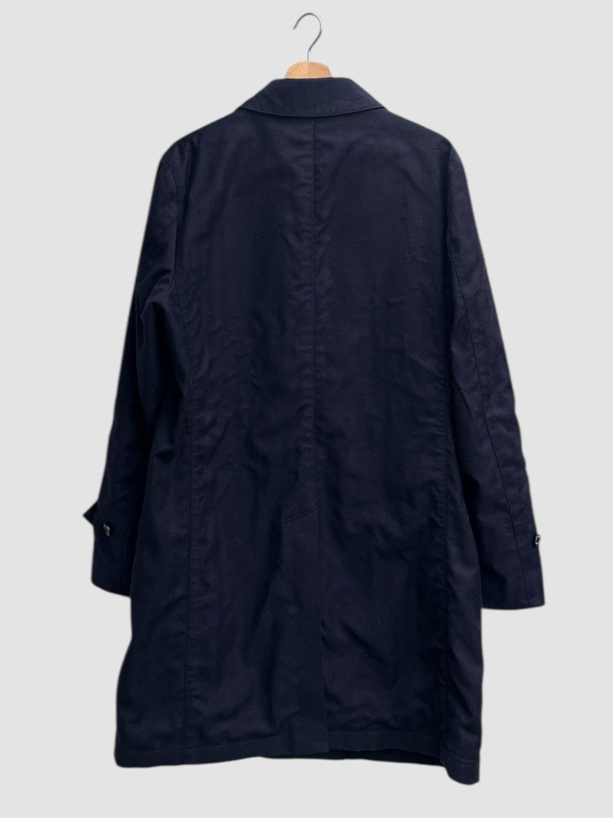 Mackintosh Mackintosh Philosophy Bal Collar Wool-Blend Navy Coat Size US M / EU 48-50 / 2 - 4 Thumbnail