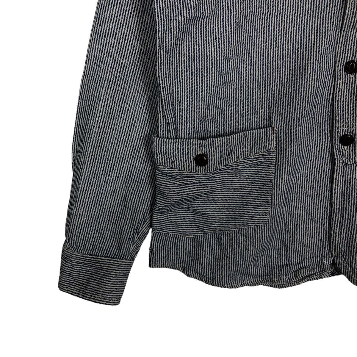 Japanese Brand 🔥90’s HIKORY CHORE JACKET READYNOF WORK INSPIRE KAPITAL Size US M / EU 48-50 / 2 - 4 Thumbnail