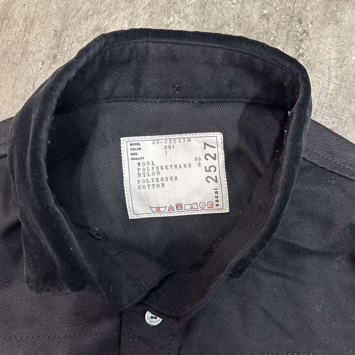 Sacai 21SS 20-02527M Fabric Combo Shirt Fabric Combo Shirt Size US S / EU 44-46 / 1 - 6 Thumbnail