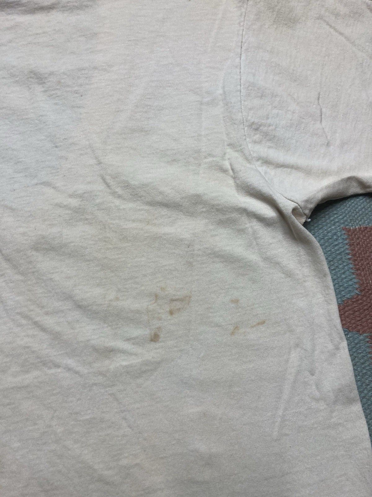 Vintage 80s blank white t shirt v neck BVD grunge soft cotton S Size US S / EU 44-46 / 1 - 10 Thumbnail