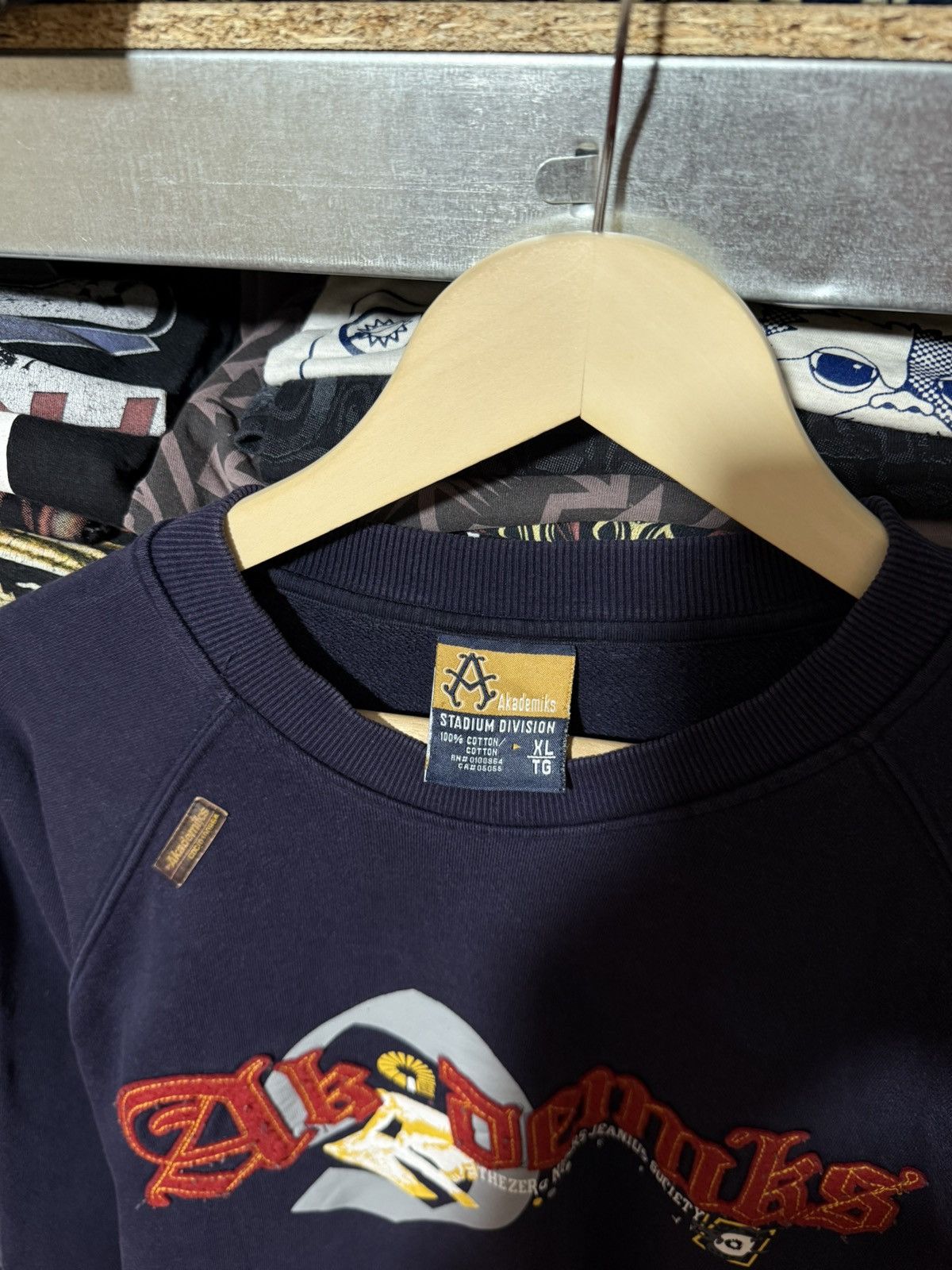 Akademiks Y2K Akademiks Jeanius Kanye West Style Swetashirt Hype Y2K Size US XXL / EU 58 / 5 - 8 Thumbnail