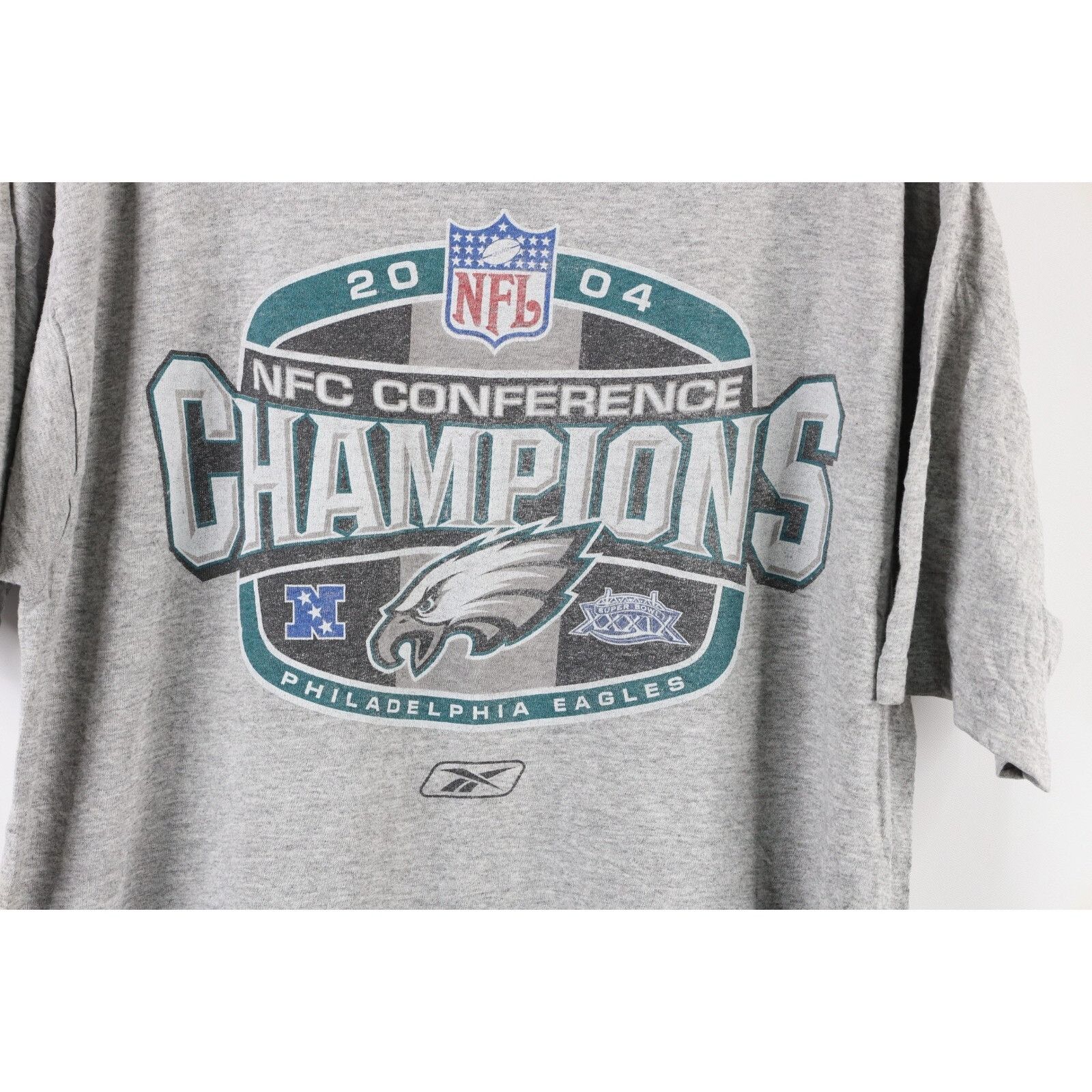 Reebok Vintage Reebok Distressed Philadelphia Eagles T-Shirt Size US L / EU 52-54 / 3 - 4 Thumbnail