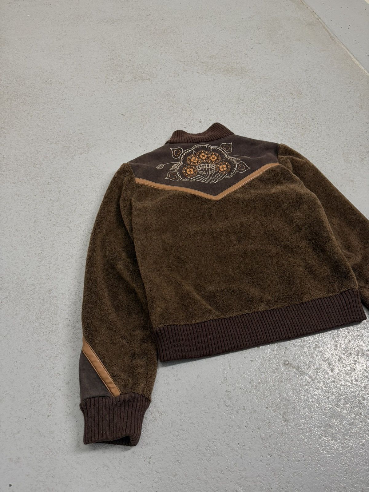 GSUS Sindustries Gsus Sindustries Teddy Suede Back Logo Bomber Size M / US 6-8 / IT 42-44 - 18 Thumbnail