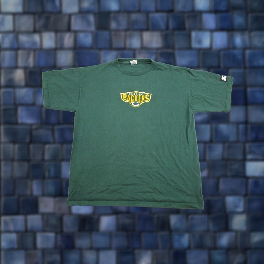 Starter VINTAGE Green Bay Packers Embroidered Starter T-Shirt Mens SZ L USA Made NFL 90s Shirt Mens L Green Embroidered 90s Weekday Mens Risk Size US L / EU 52-54 / 3 - 1 Thumbnail