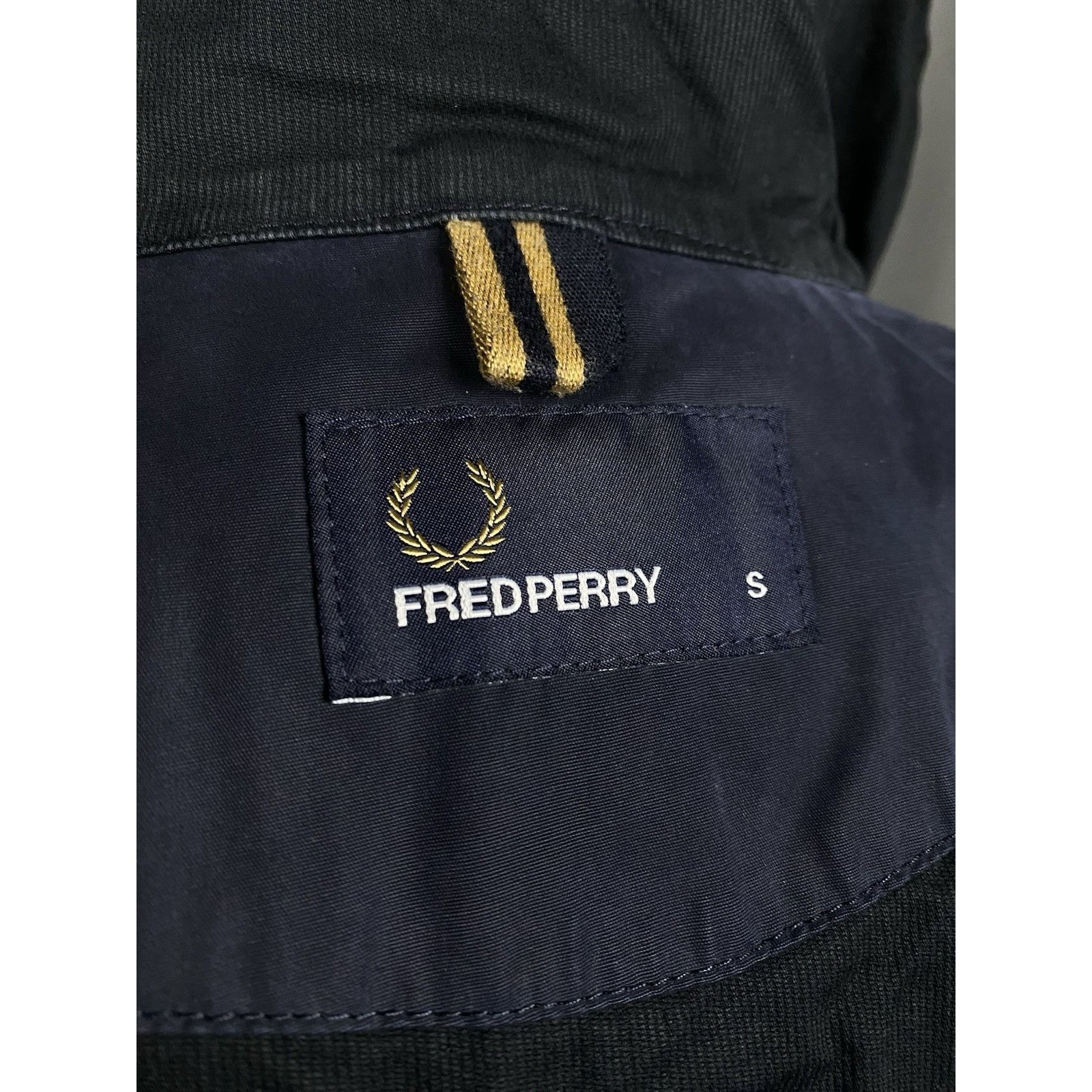 Fred Perry Fred Perry Men's Bue Hooded Parka Jacket Size S Size US S / EU 44-46 / 1 - 10 Thumbnail