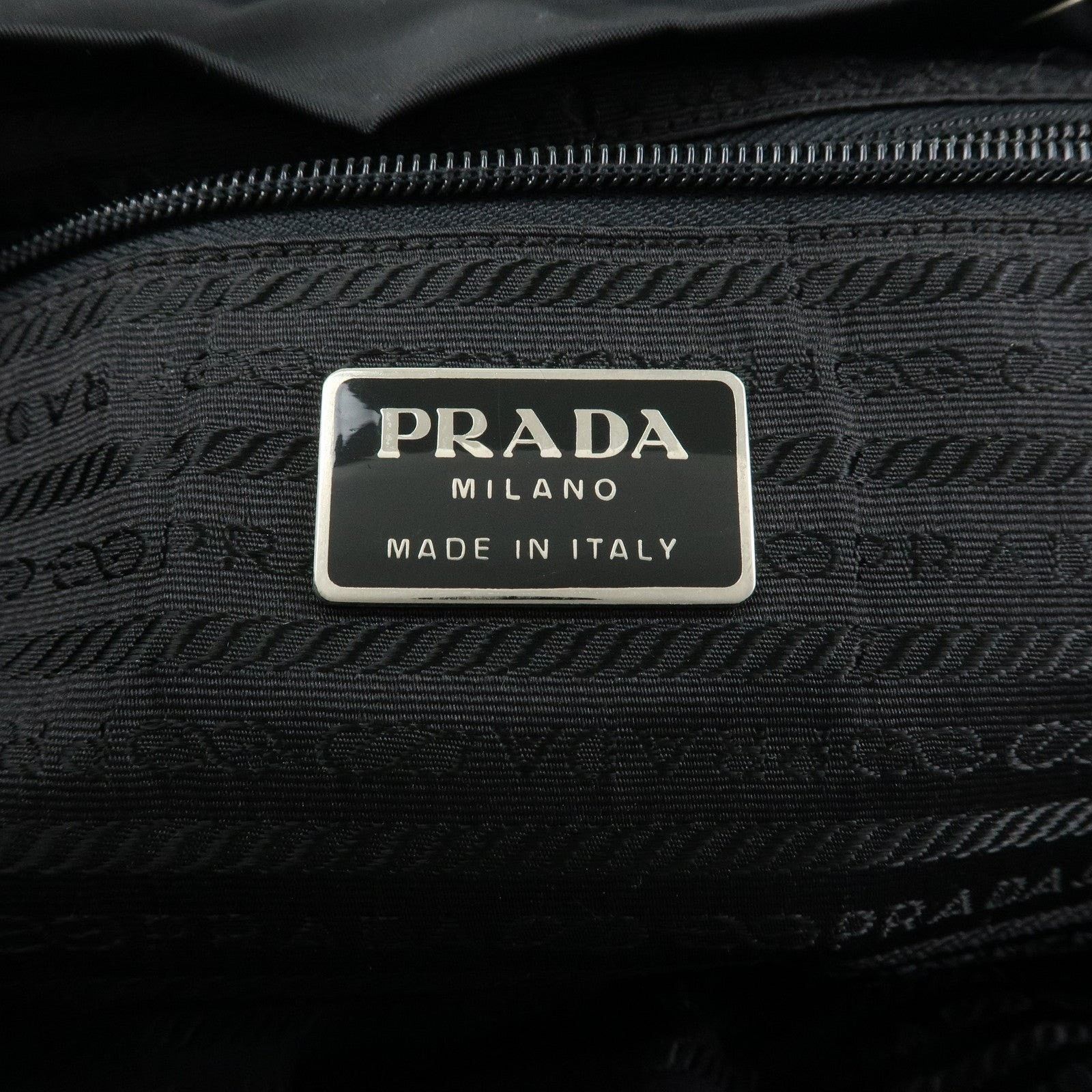 Prada Prada Vela Backpack Nylon Black Size ONE SIZE - 8 Thumbnail