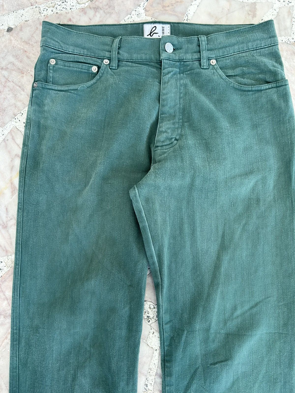 agnes b. Agnes B Homme Vintage Green Trousers Size US 30 / EU 46 - 3 Thumbnail