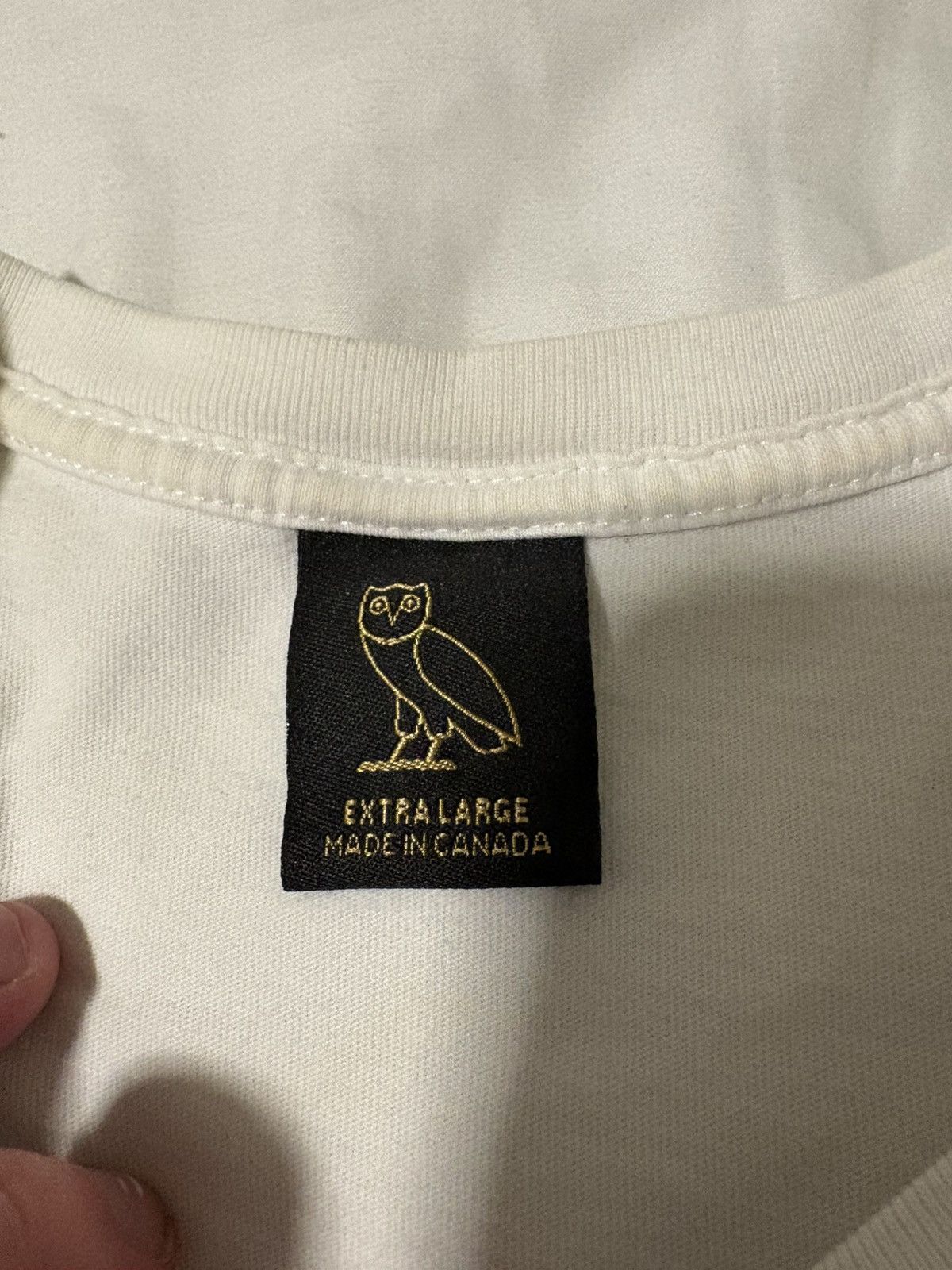 October's Very Own OVO Classic White Tee Size US XL / EU 56 / 4 - 2 Thumbnail