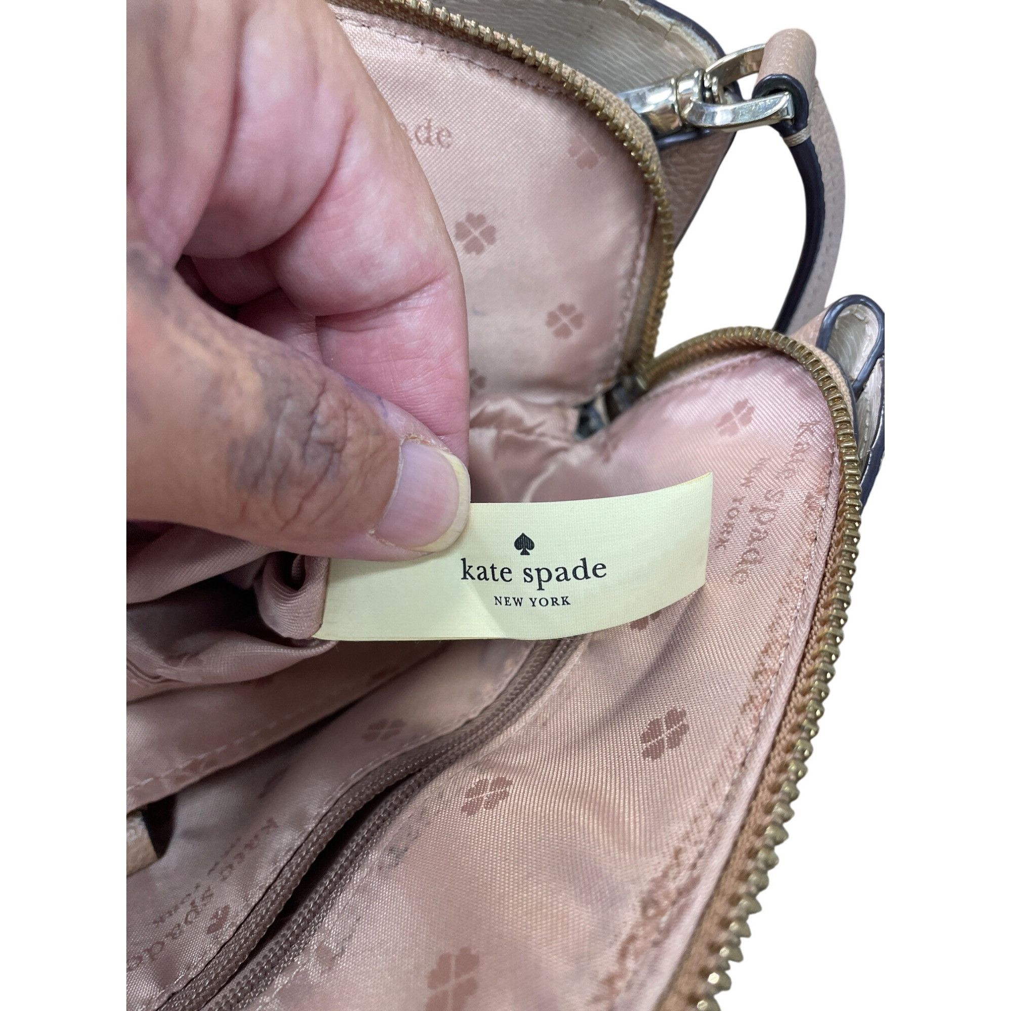 Kate Spade Kate Spade womans coral pebbled leather handbag crossbody SK Size ONE SIZE - 8 Thumbnail